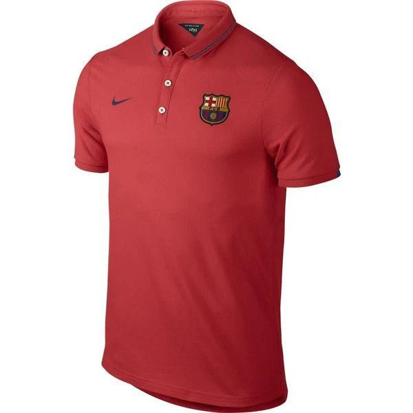 Nike Barcelona League Authentic Polo Crimson Black