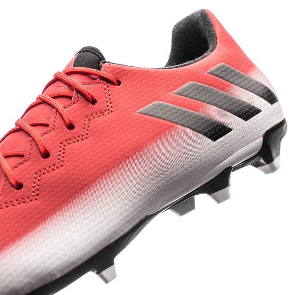 adidas Messi 163 FG AG Multi Ground Soccer Cleats Red Black White