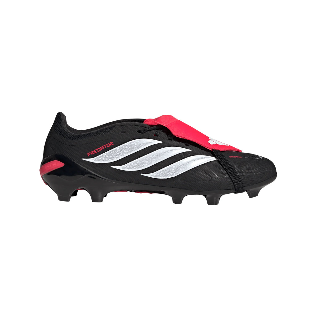 adidas Predator League Fold Over Tongue FG Firm Ground Mens Soccer Cleats Black White