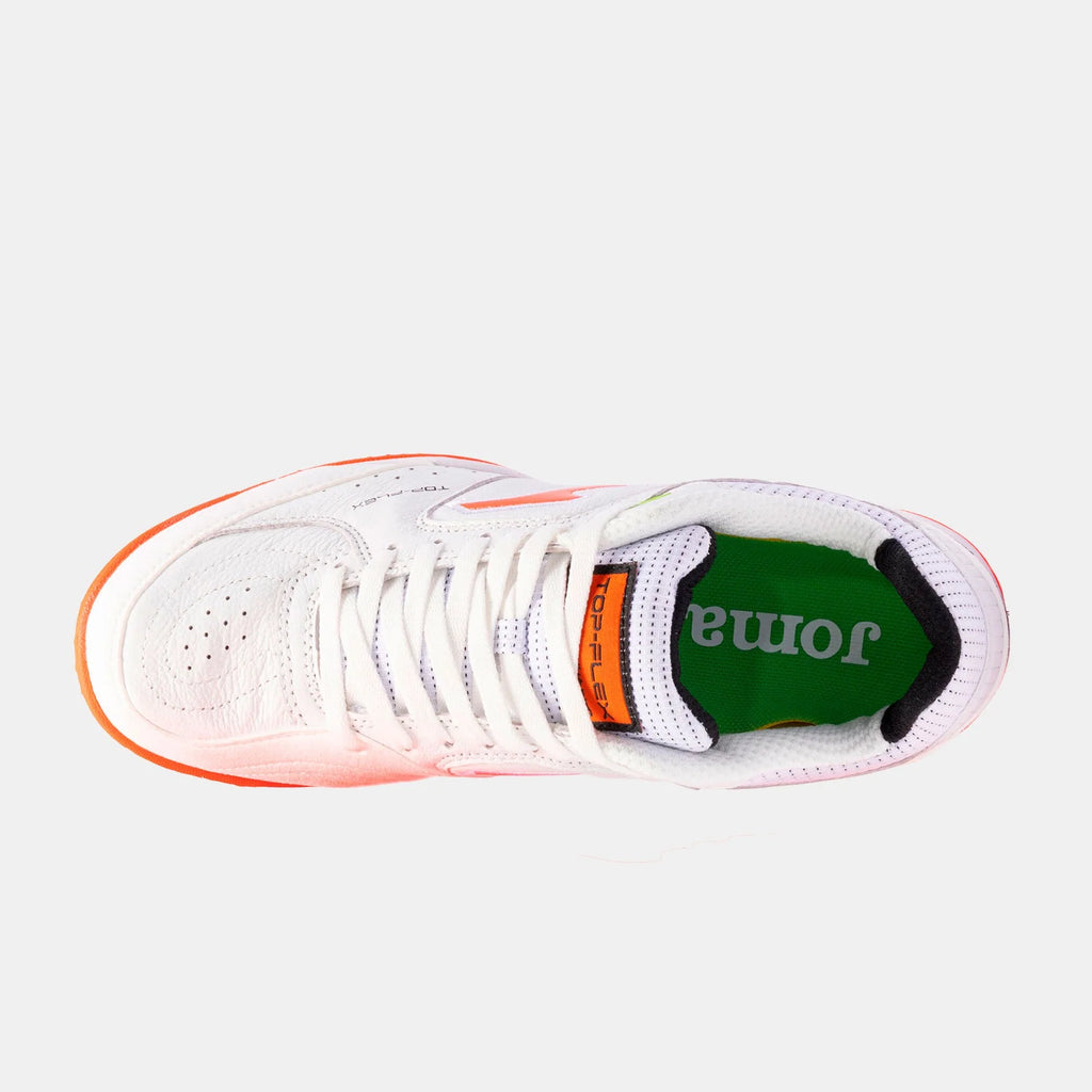 Joma Top Flex 2302 TF Turf Mens Soccer Cleats White Orange