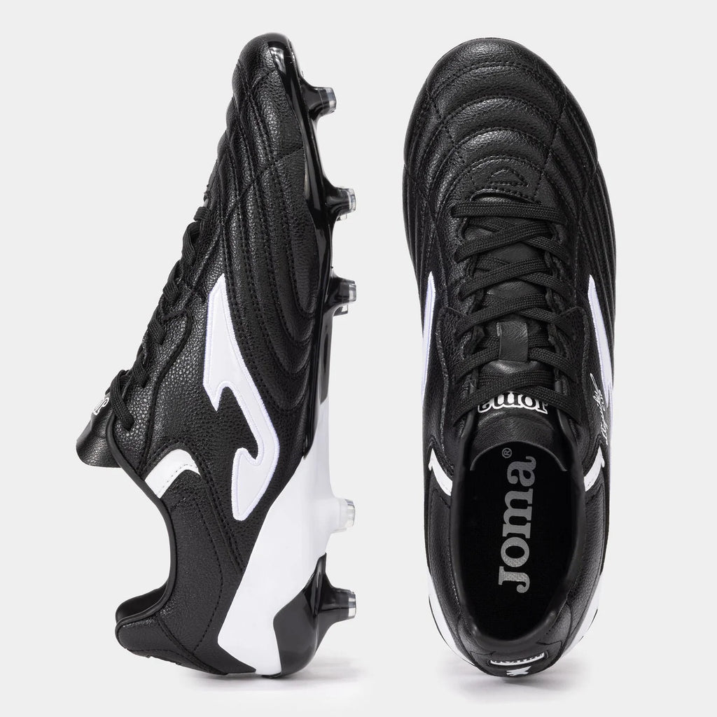 Joma Aguila Cup 2401 FG Firm Ground Soccer Cleats Black White