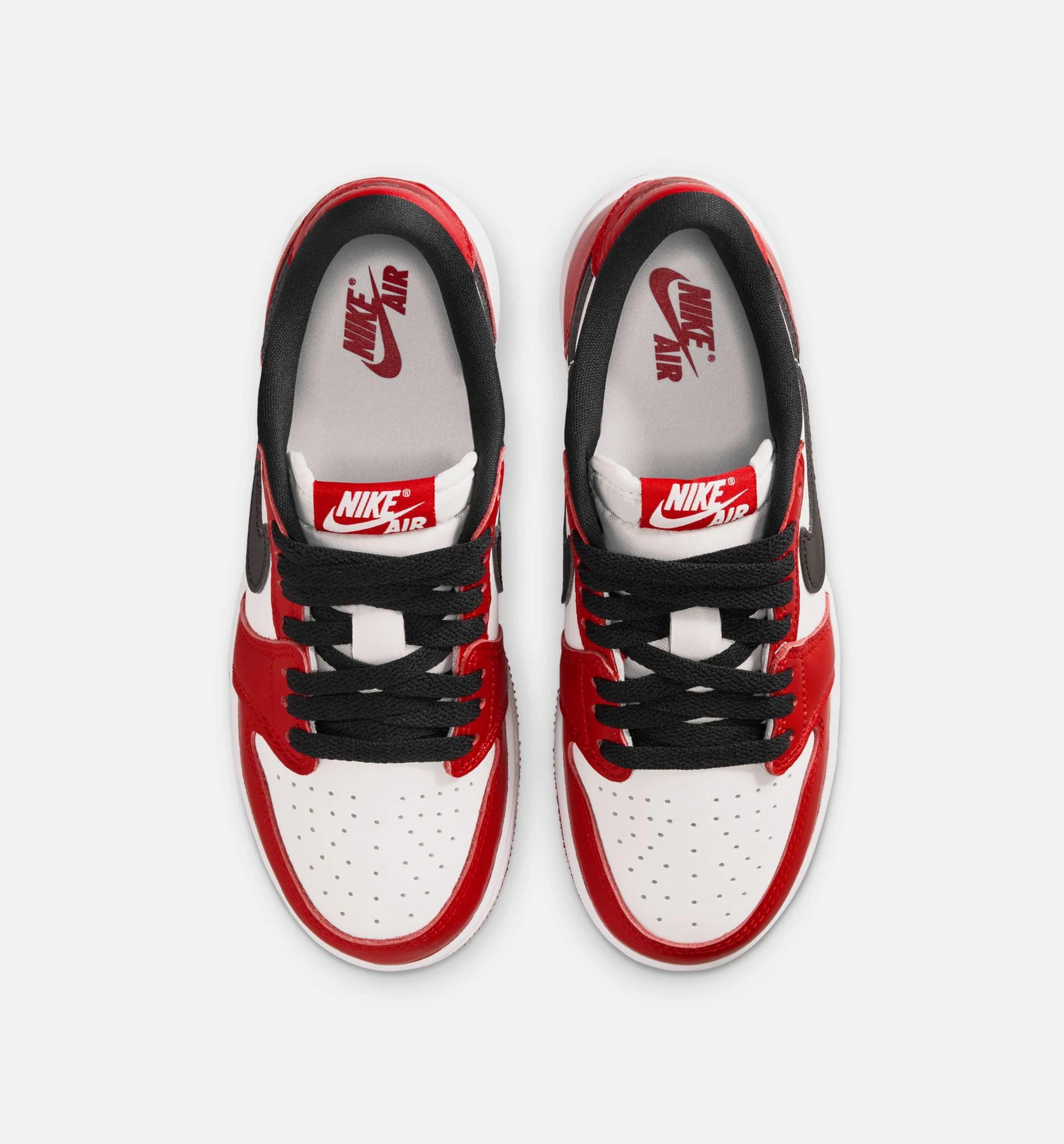 Air Jordan 1 Retro Low OG Chicago Grade School Lifestyle Shoe Varsity Red Black Summit White