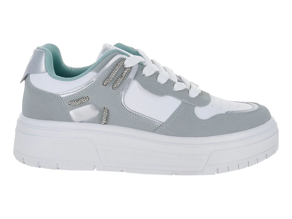 Tenis Clasben Mikono Blanco Verde para Mujer