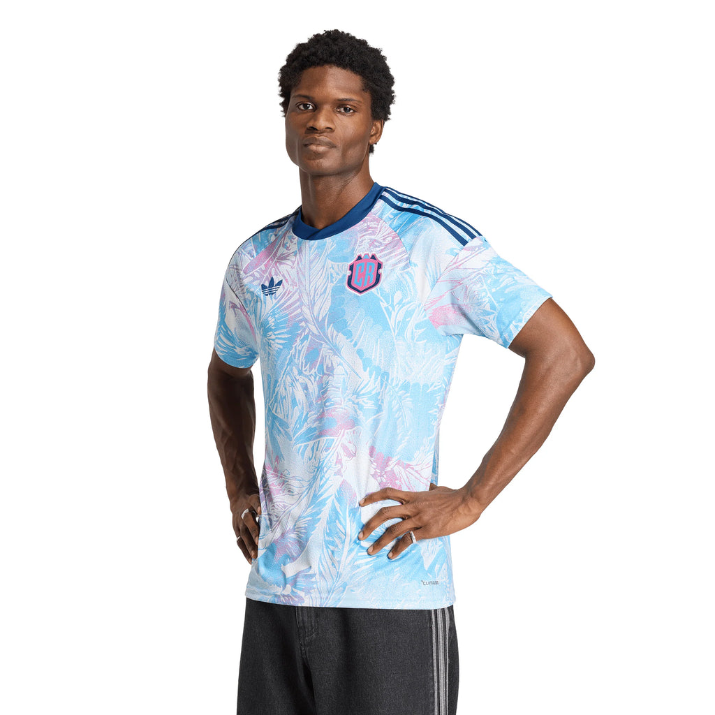 adidas Costa Rica Away Mens Soccer Jersey 2026 Blue