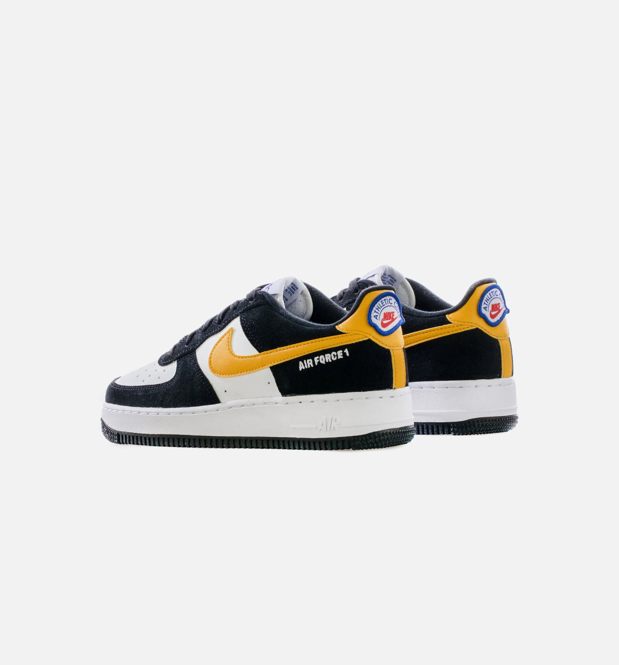 Air Force 1 Low Athletic Club Grade School Lifestyle Shoe Black Yellow