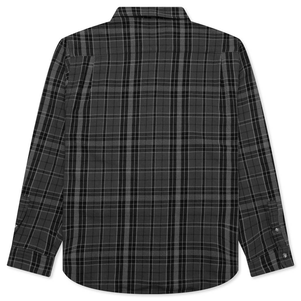 Stones Plaid Shirt Black