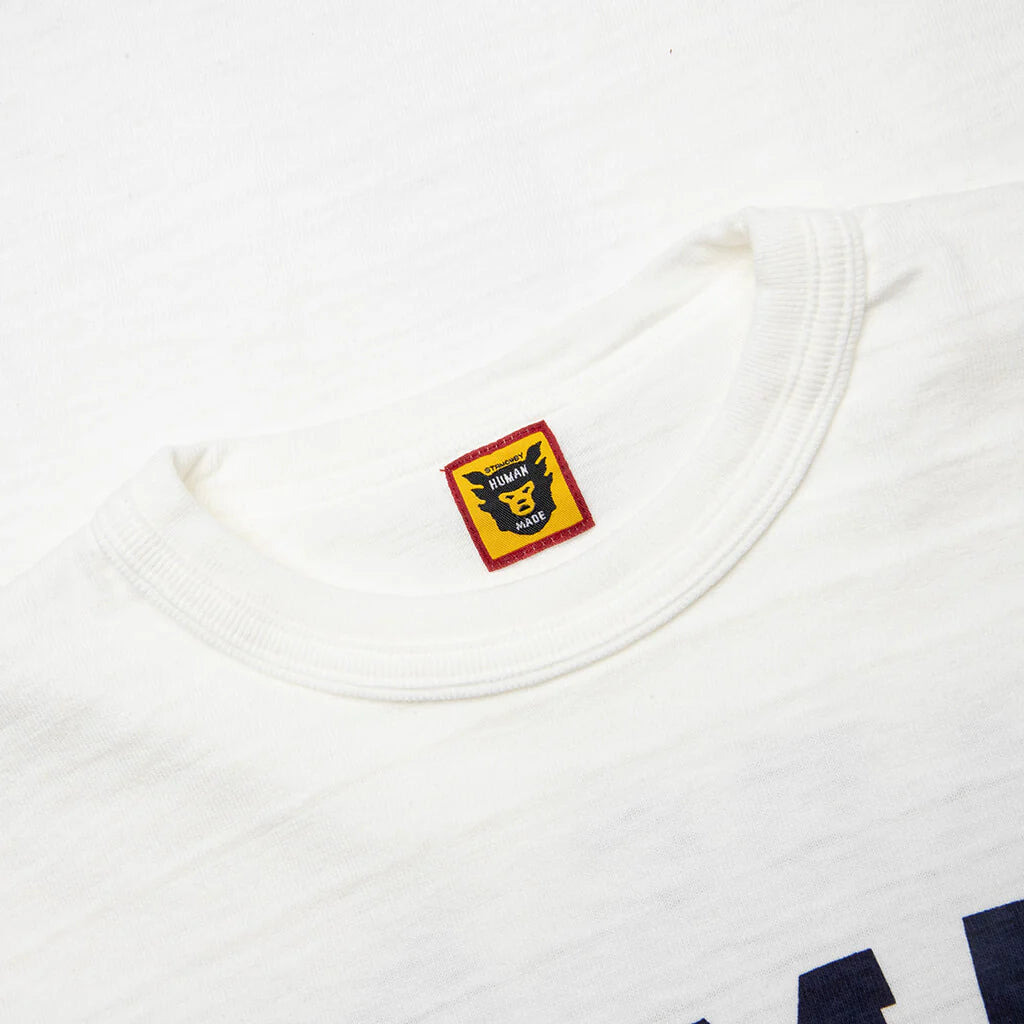 Graphic L S T Shirt 7 White