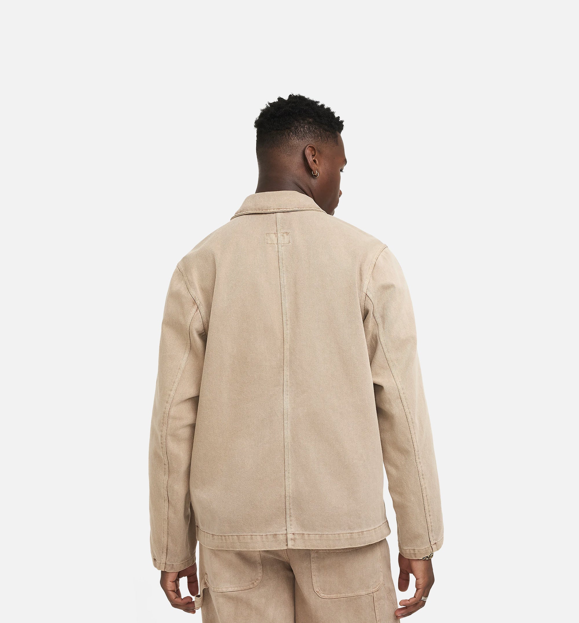 NSW Life Button Up Mens Jacket Brown