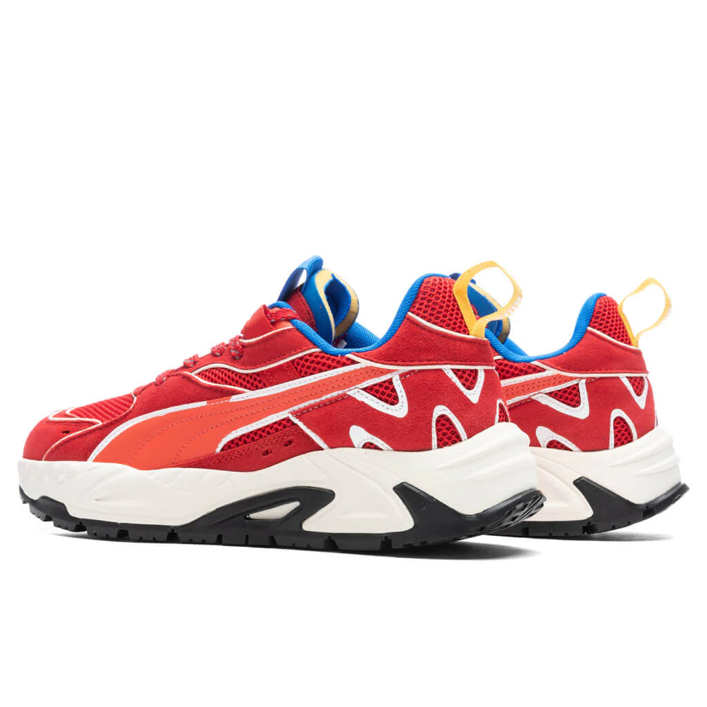 Puma x Joshua Vides Ferrari RS Track Rosso Corsa Frosted Ivory