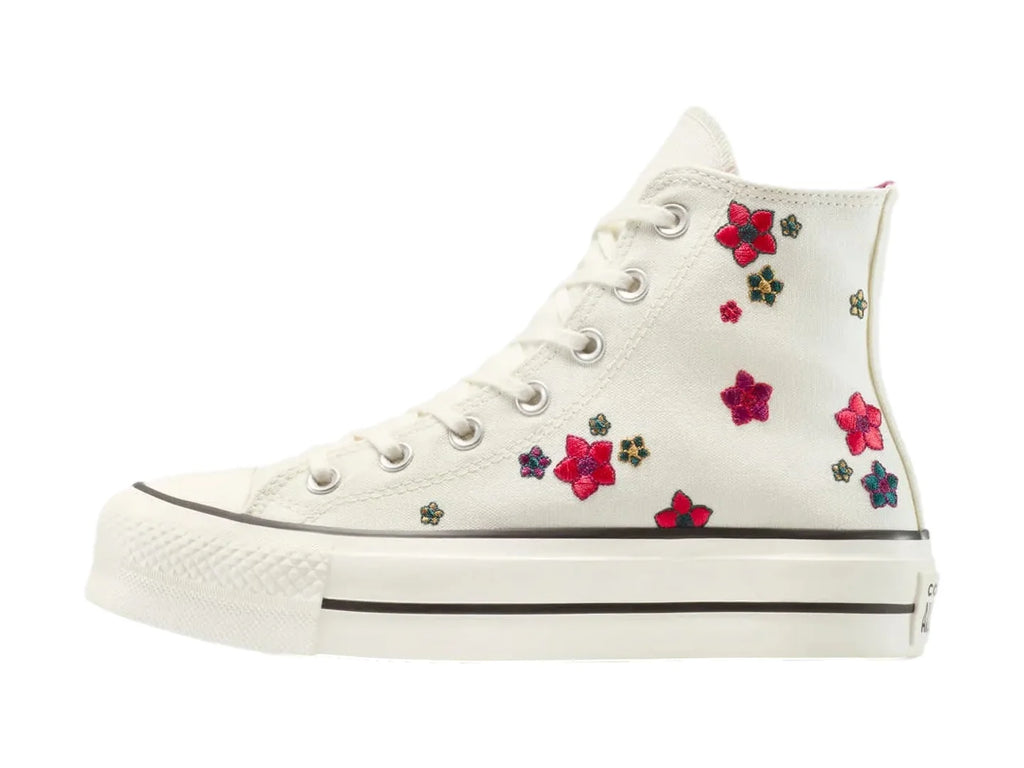 Tenis Converse CTAS Lift HI Color Hueso para Mujer
