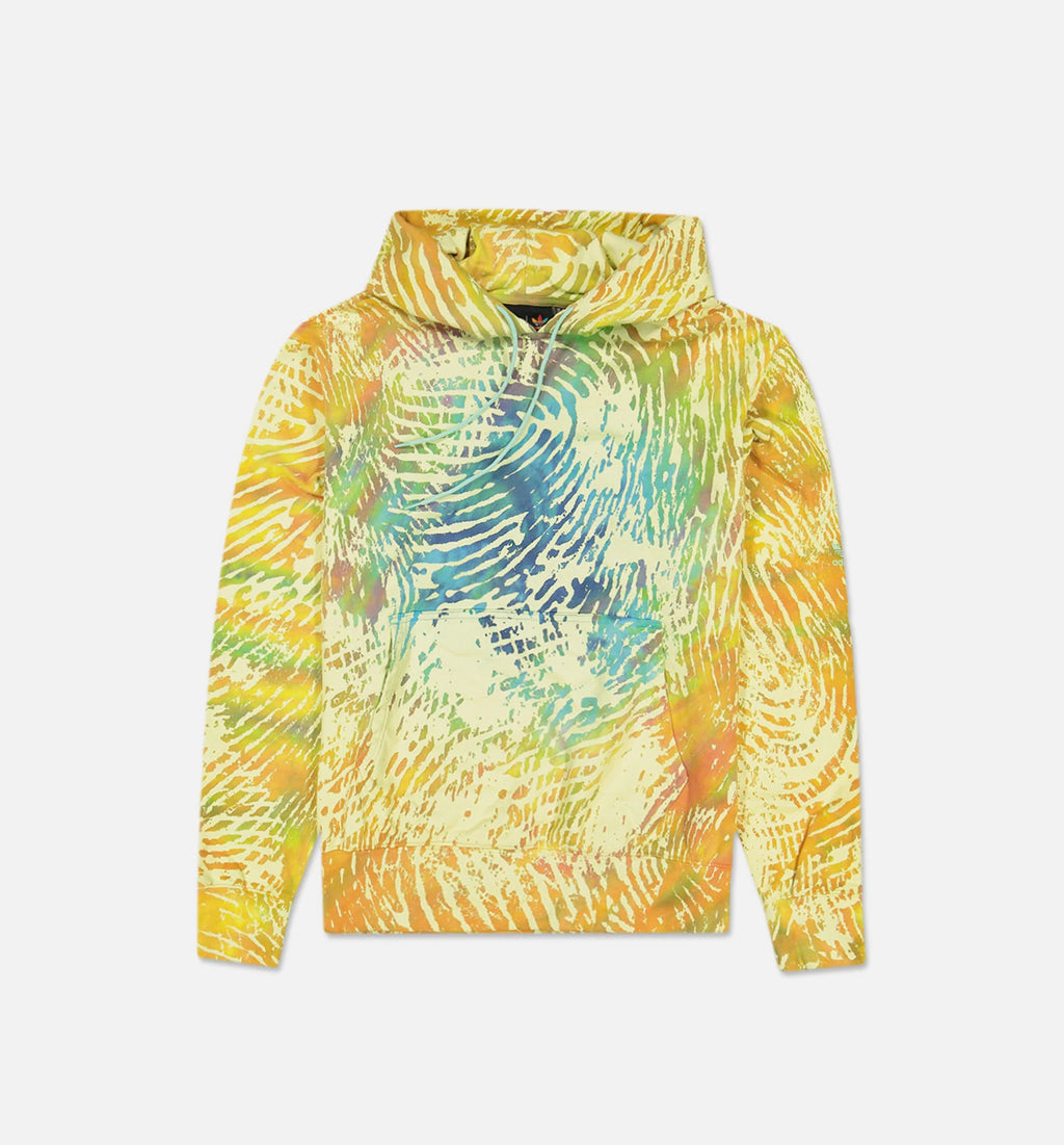 Pharrell Williams Basketball Mens Hoodie Multi Color Yellow Blue