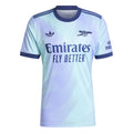 adidas Mens Arsenal Third Jersey 24 25 Aqua Purple