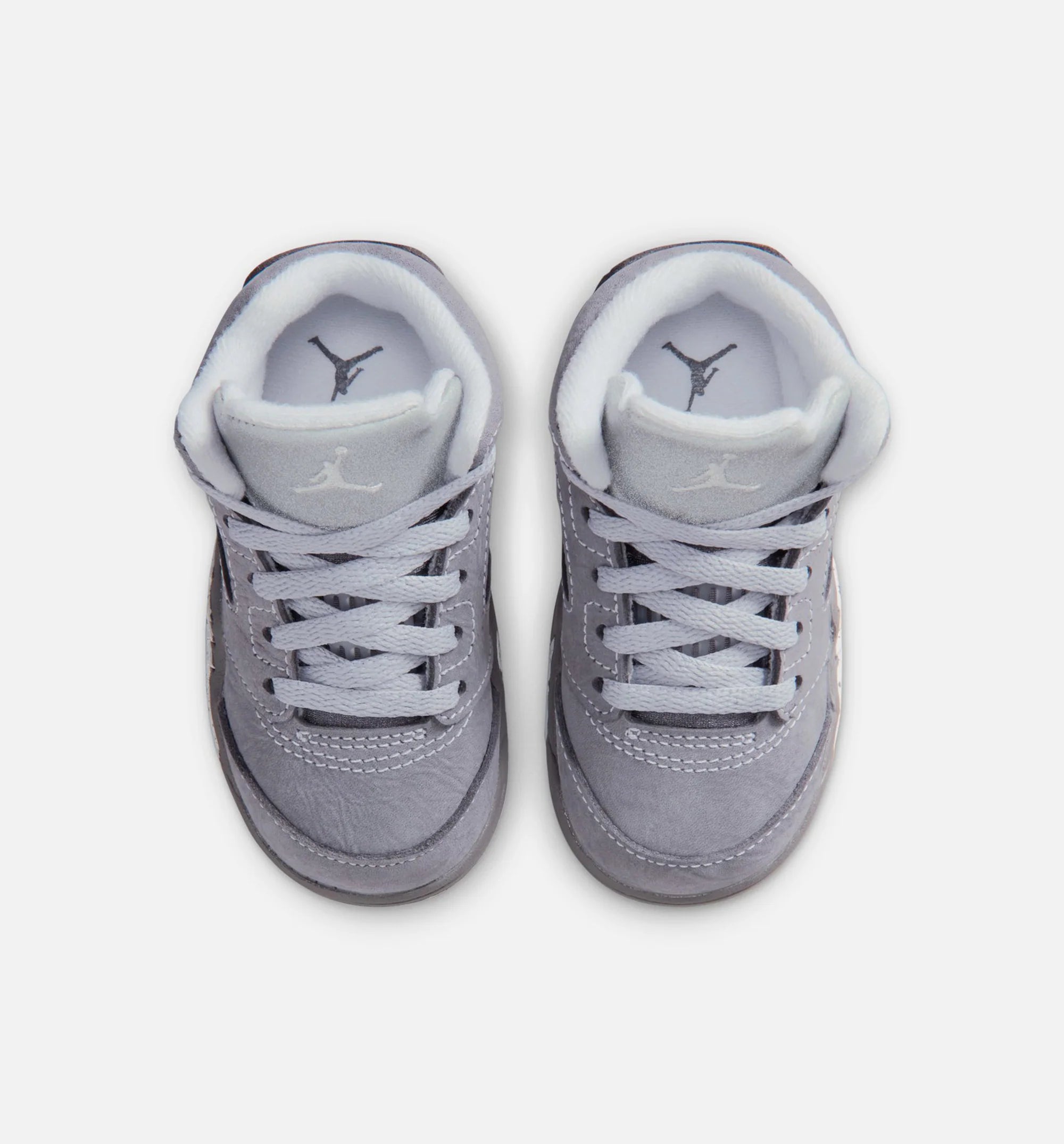 Air Jordan 5 Retro Wolf Grey Infant Toddler Lifestyle Shoe Light Graphite White Wolf Grey