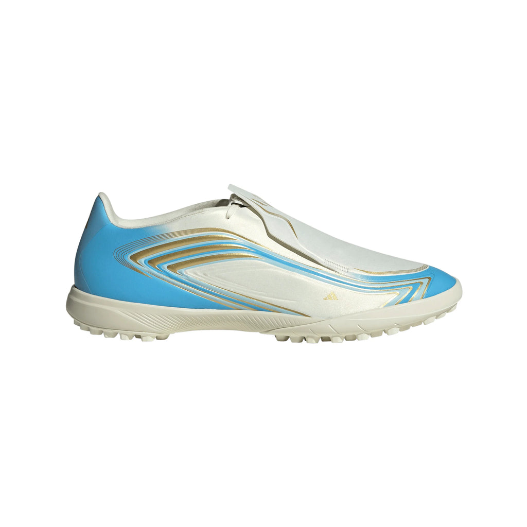 adidas F50 Messi League Turf Mens Soccer Cleats Ivory Blue