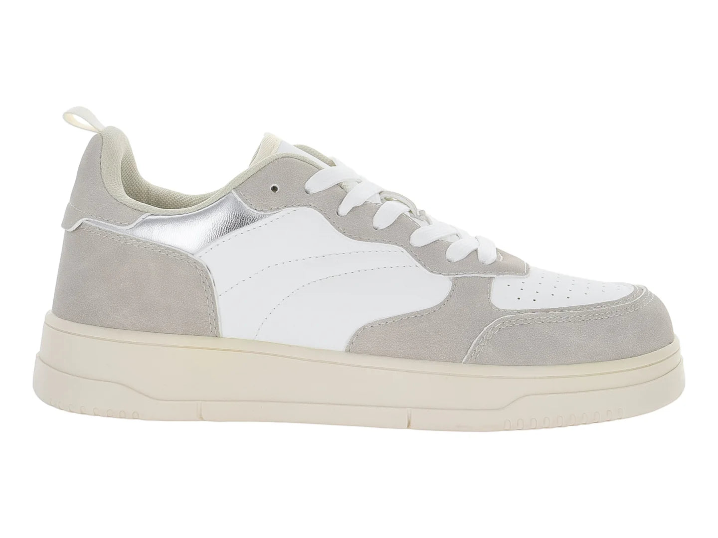 Tenis ATOK Gris y Blanco para Mujer