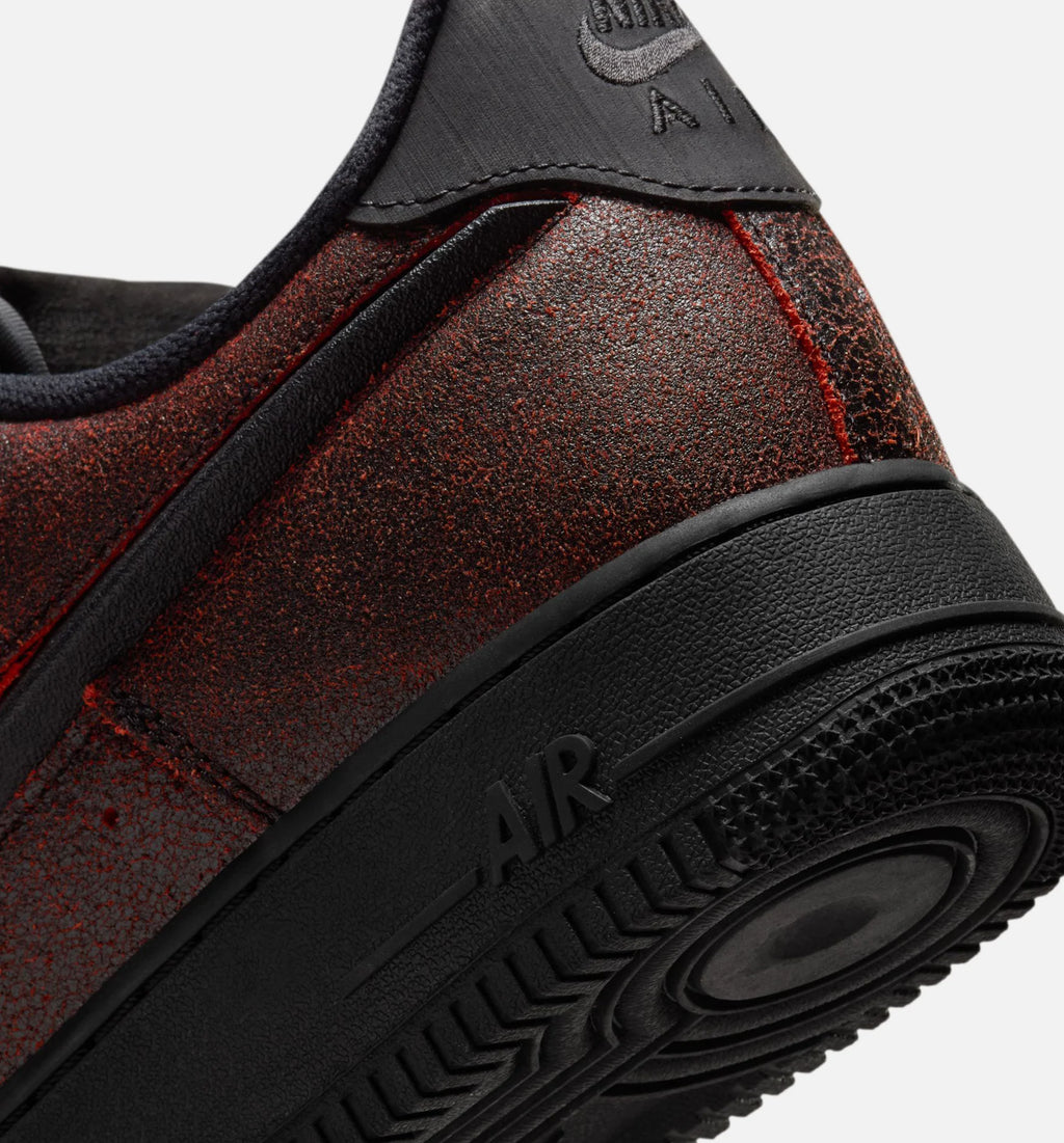 Air Force 1 Low Halloween Mens Lifestyle Shoe Black Crimson