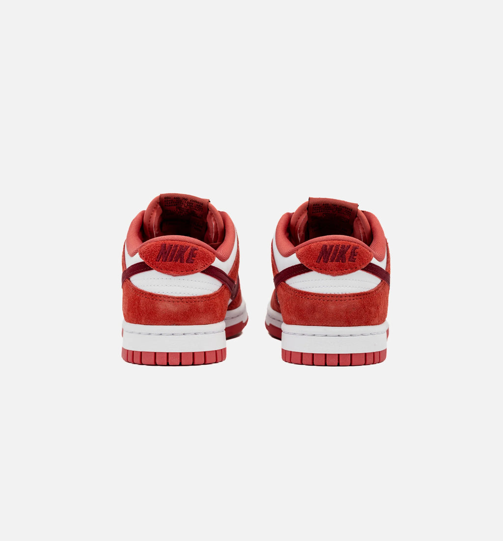 Dunk Low Valentines Day Womens Lifestyle Shoe White Adobe Dragon Red Team Red