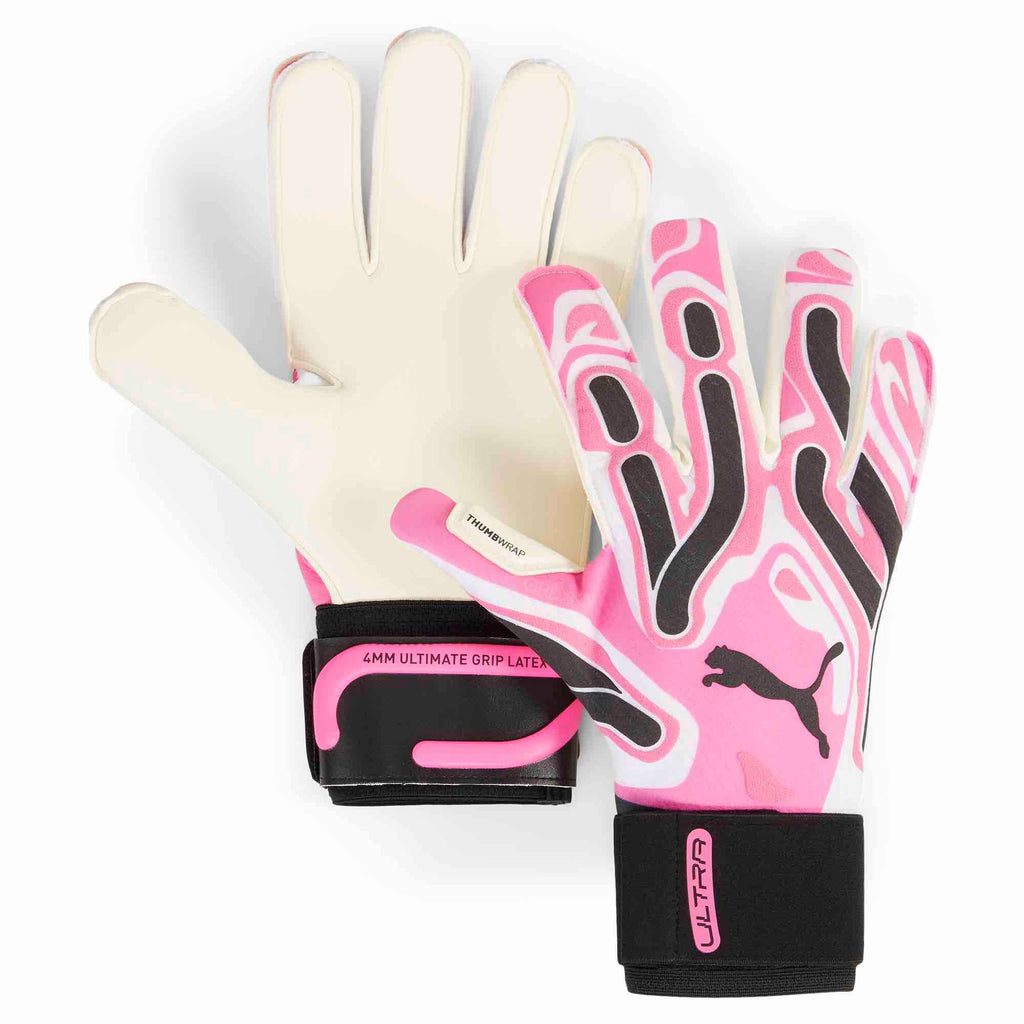 PUMA Ultra Pro RC Goalkeeper Gloves Pink Black White