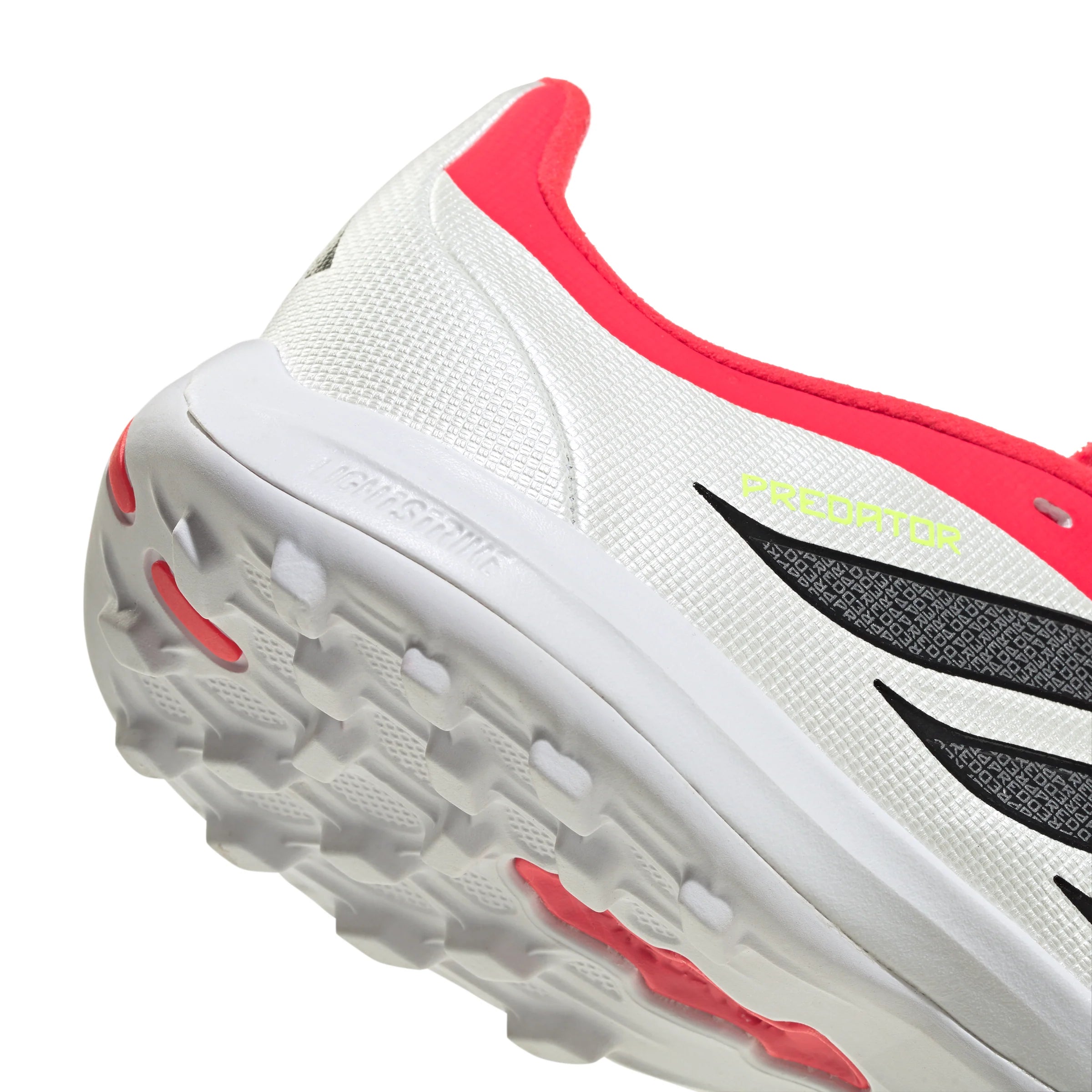 adidas Predator League Fold Over Tongue TF Turf Youth Soccer Cleats Red Black White