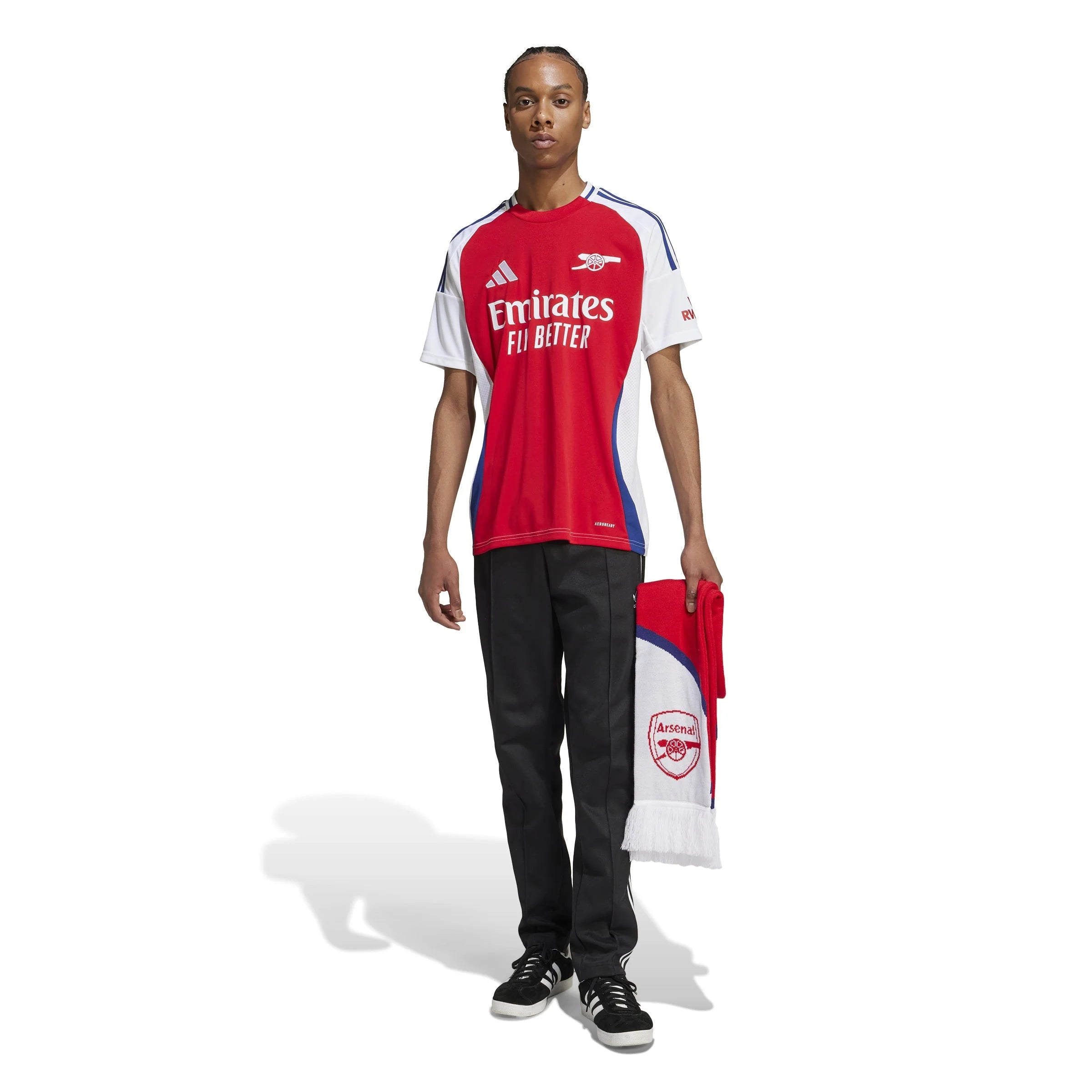 adidas Mens Arsenal FC Home Jersey 24 25