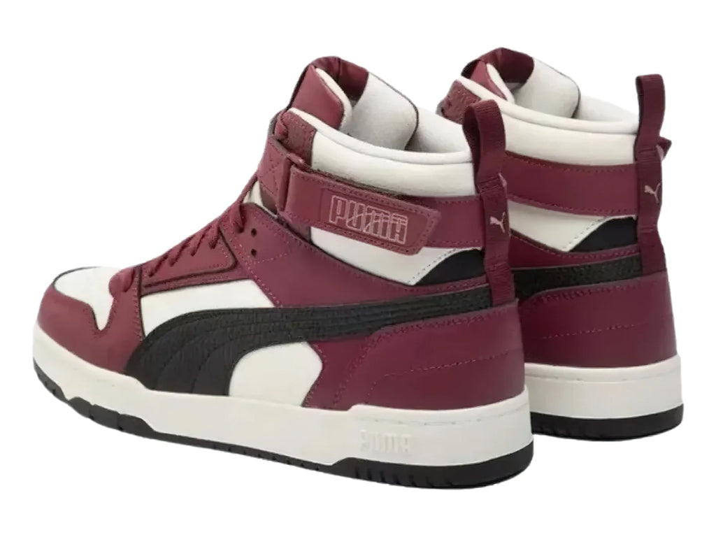 Tenis PUMA RBD Game Blanco Azul Marino y Rojo para Hombre