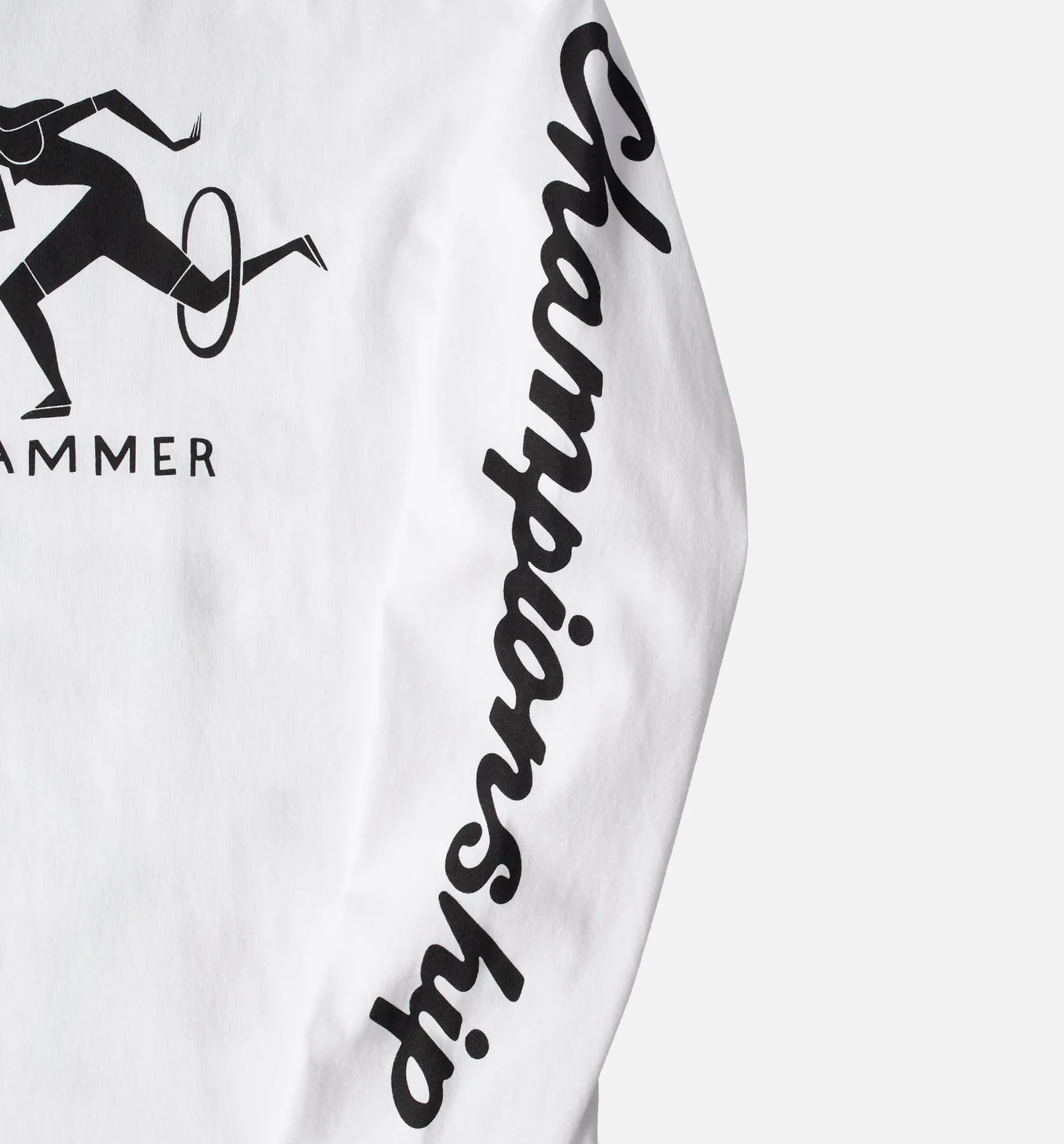 Divine Hammer Mens Long Sleeve Shirt White
