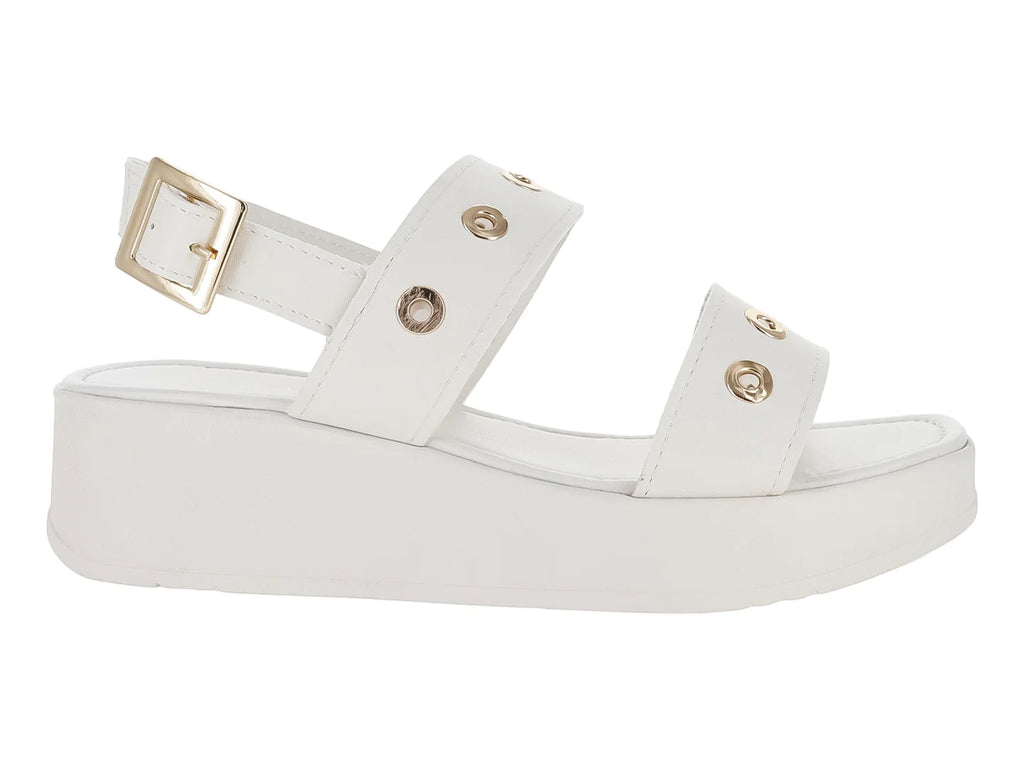 Sandalias MELIANA Blancas de Plataforma para Mujer