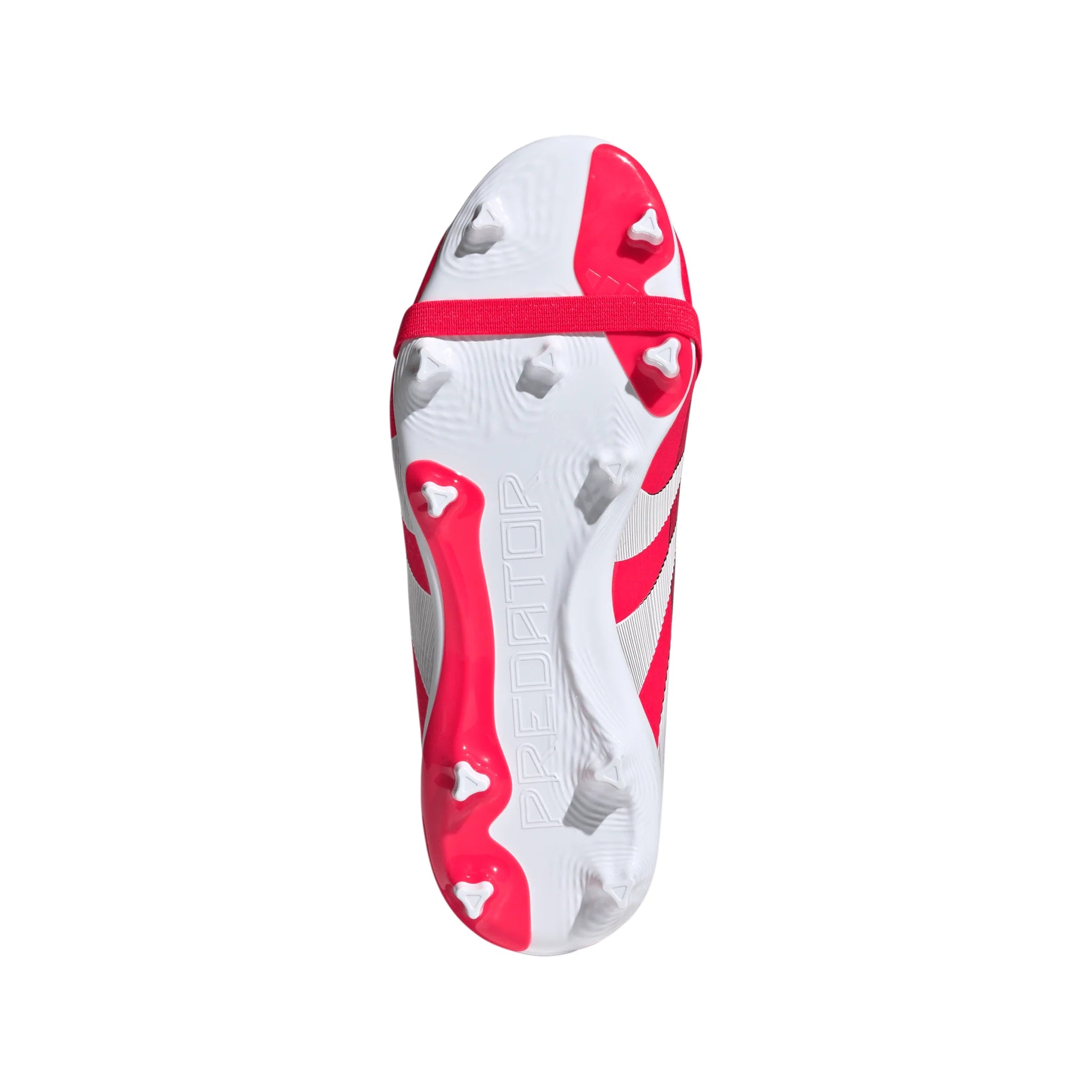 adidas Predator League Fold Over Tongue Firm Ground Boots Junior Red White