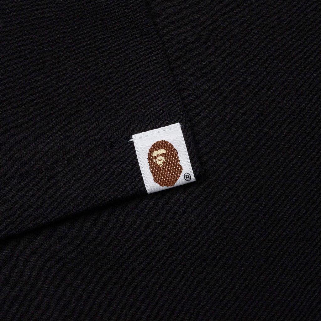 Color Camo Milo on Big Ape Tee Black Purple