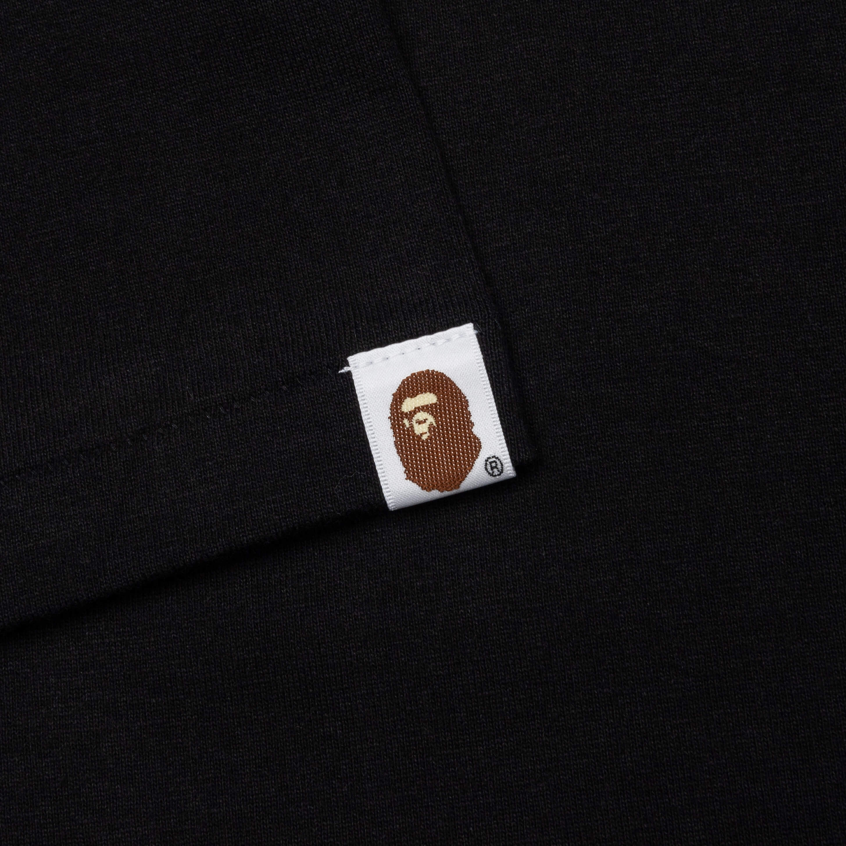 Color Camo Milo on Big Ape Tee Black Purple