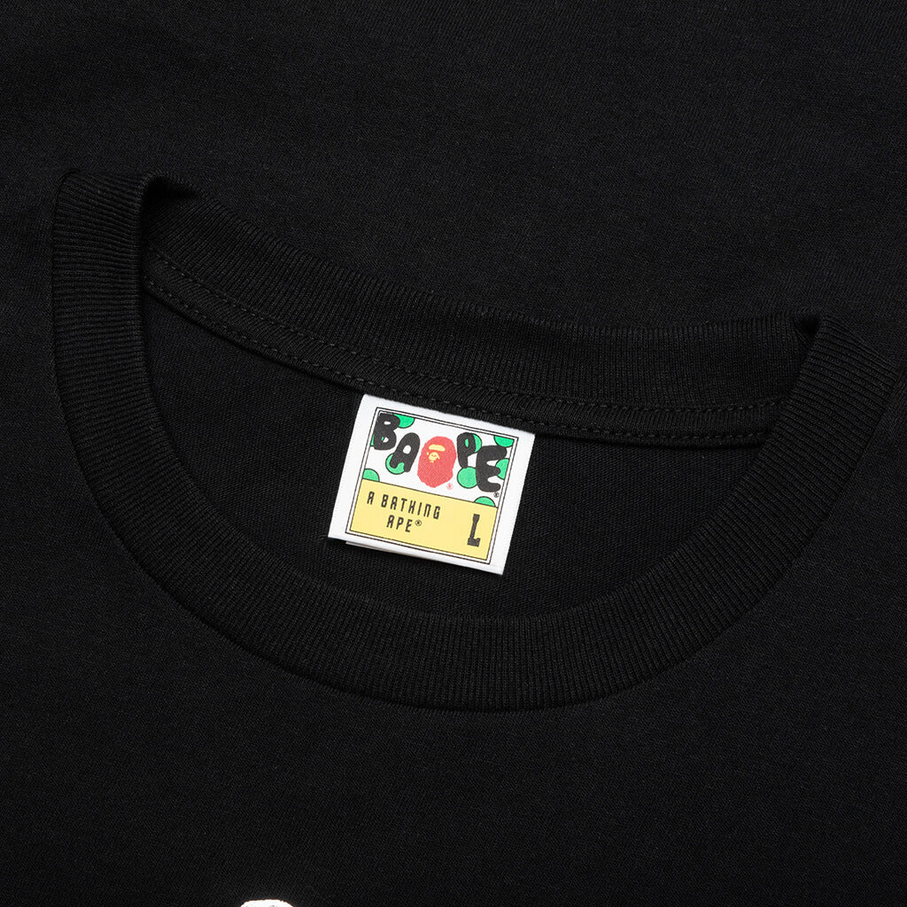 Honeycomb Camo Shark Tee Black Blue