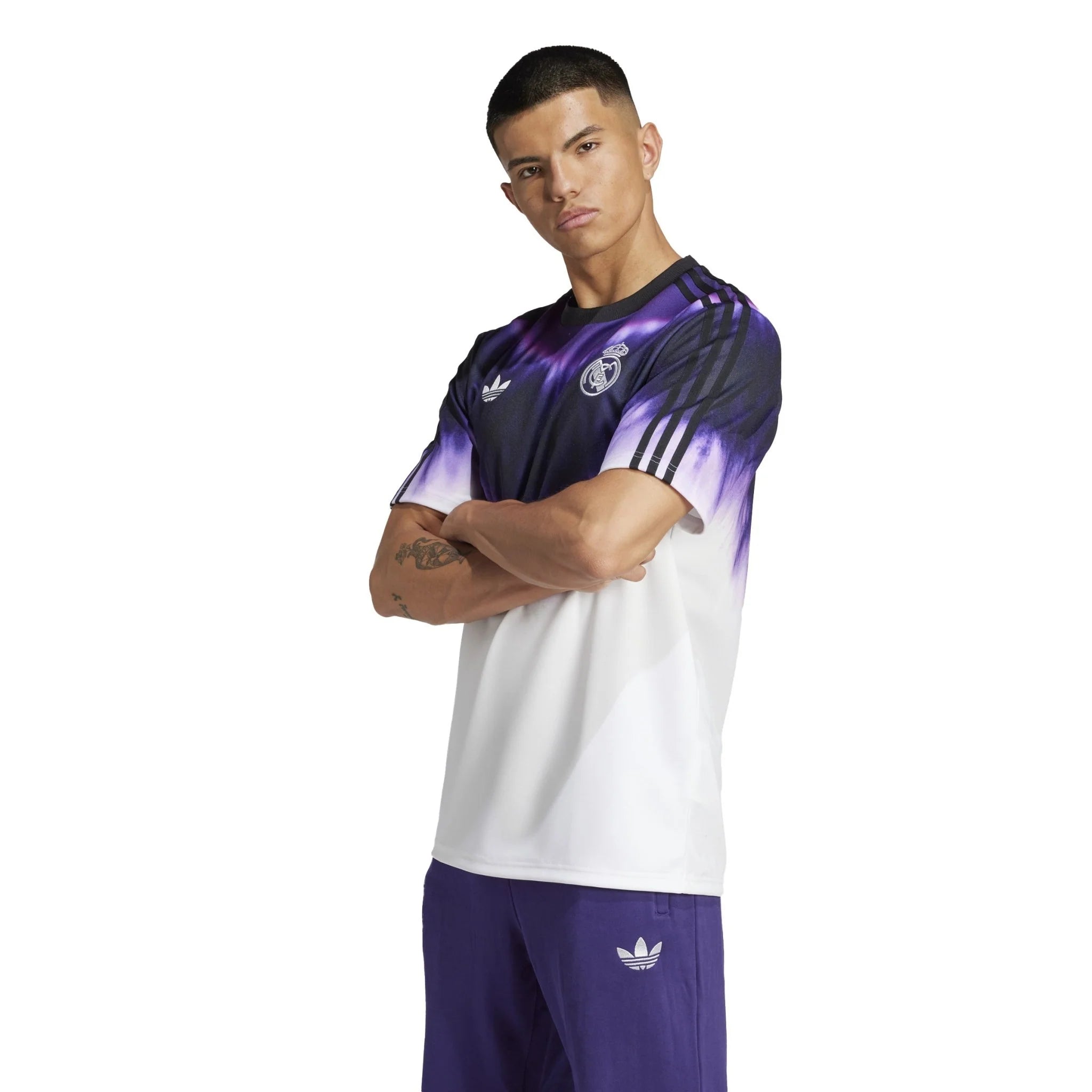 adidas Mens Real Madrid CNY Jersey 24 25 Multicolor