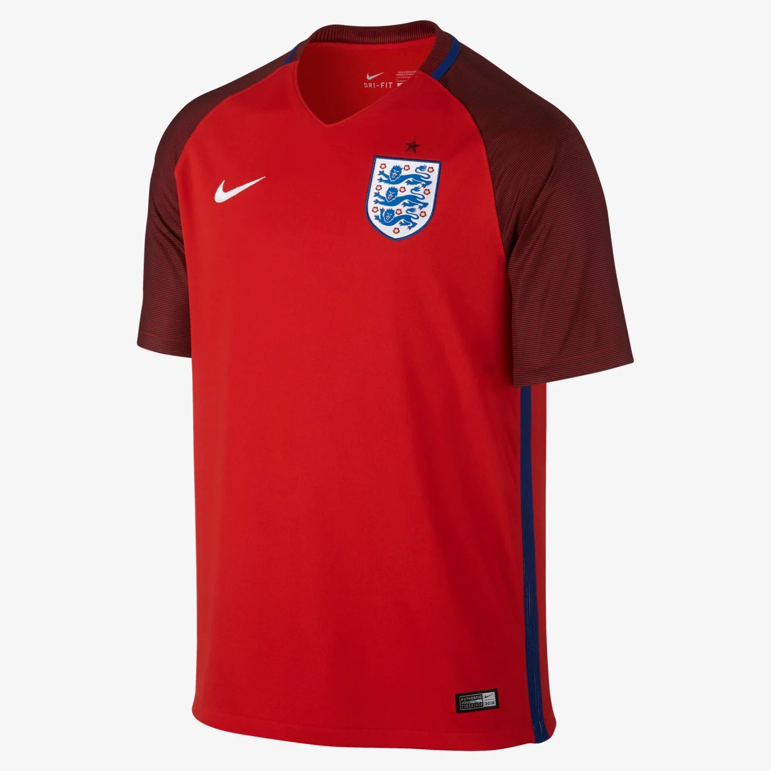 Nike England Away Jersey 16 Red