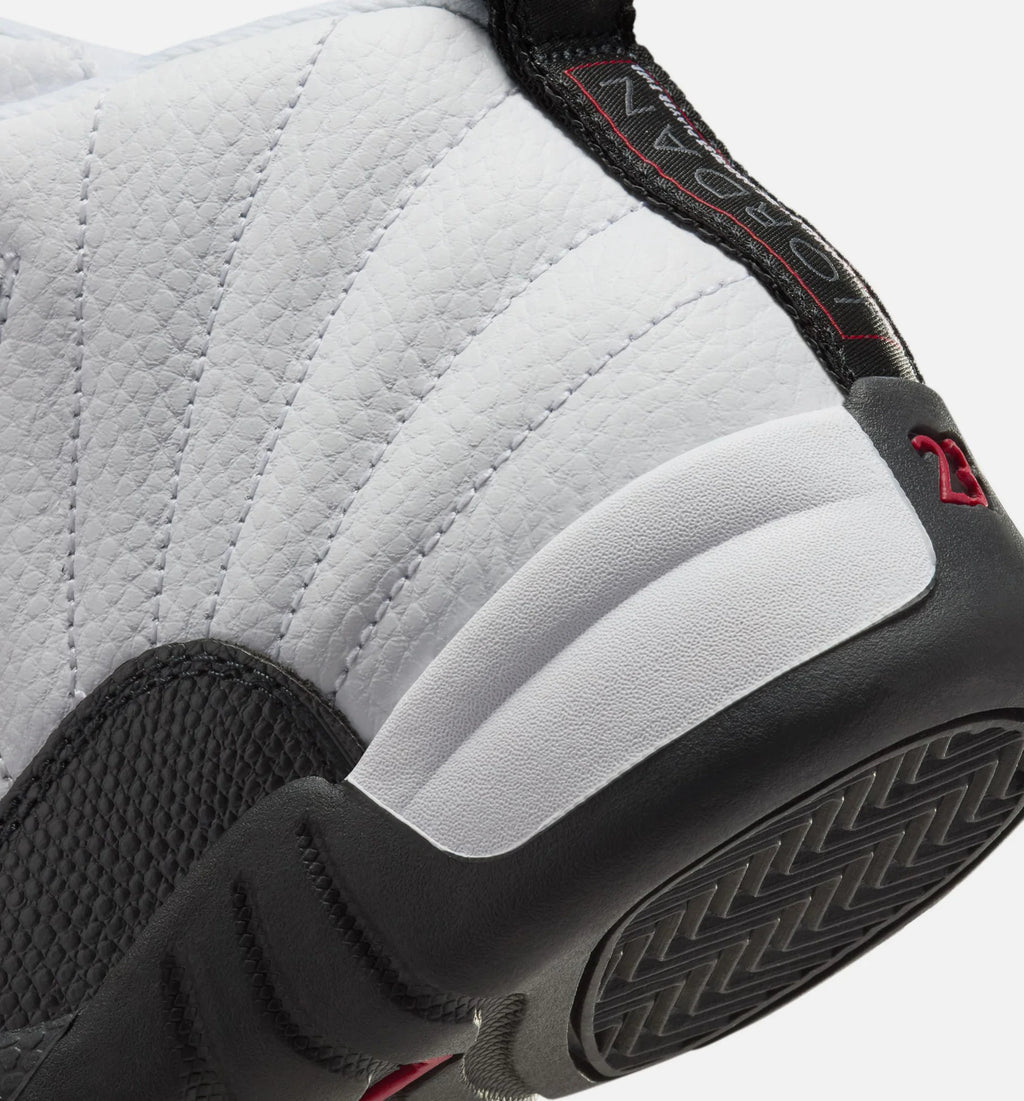 Air Jordan 12 Retro Taxi Flip Preschool Lifestyle Shoe White Gym Red Black