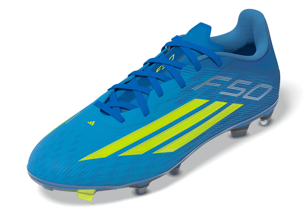adidas F50 League FG MG Firm Ground Multi Ground Mens Soccer Cleats Blue Yellow Aqua