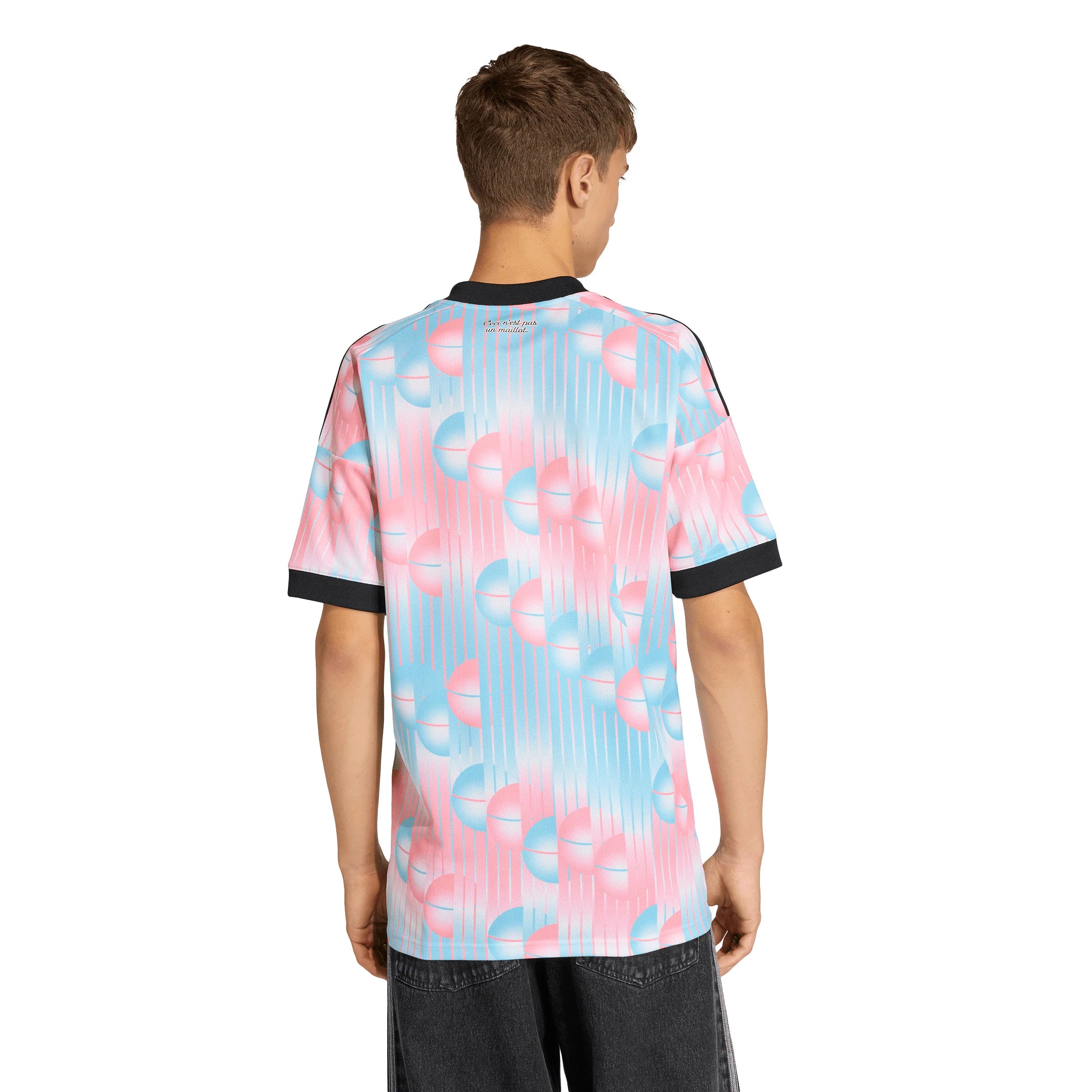 adidas Belgium Away Mens Soccer Jersey 2026 Blue Black