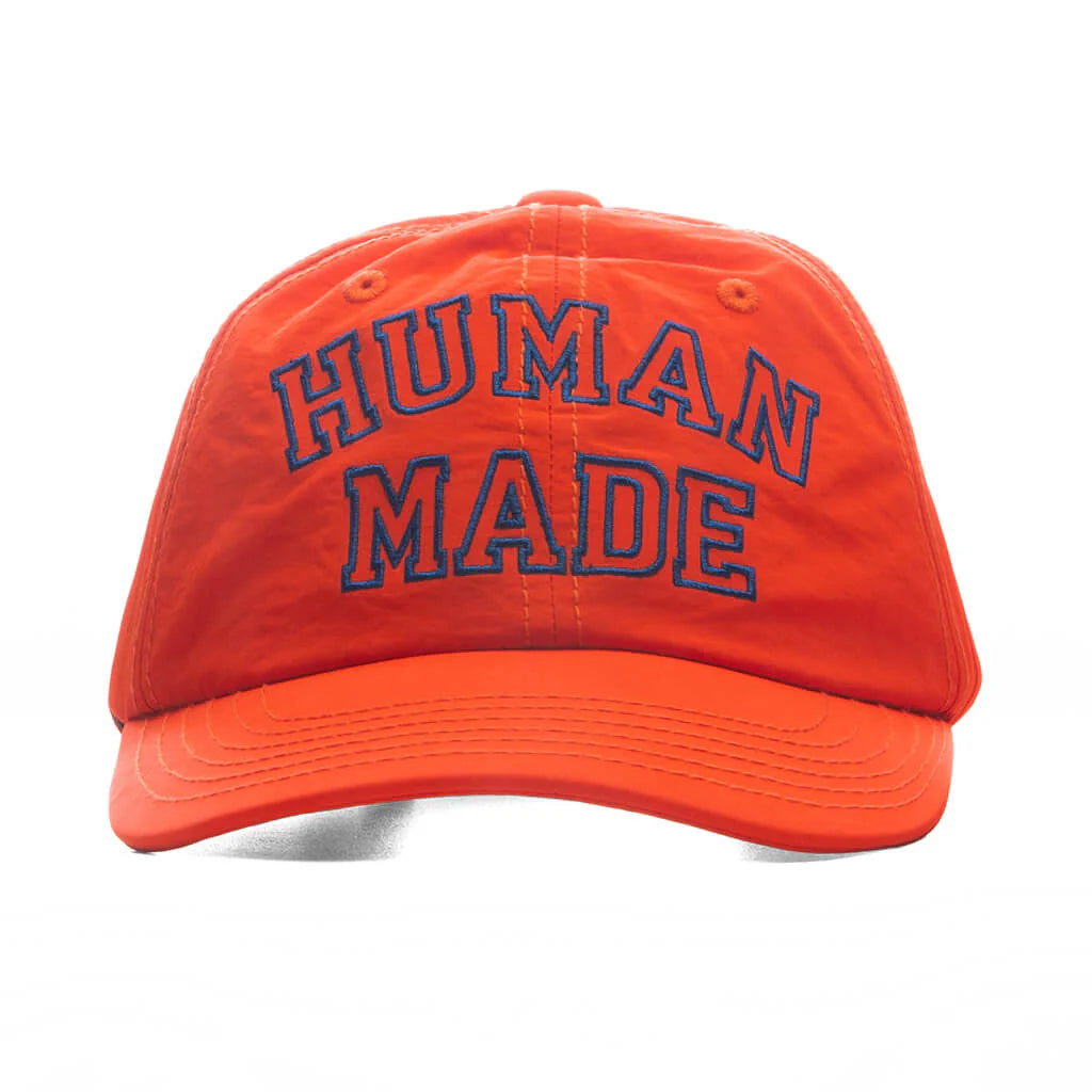 6 Panel Nylon Cap Orange