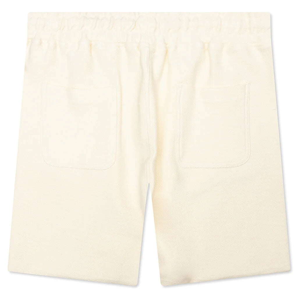 Race Herringbone Short White