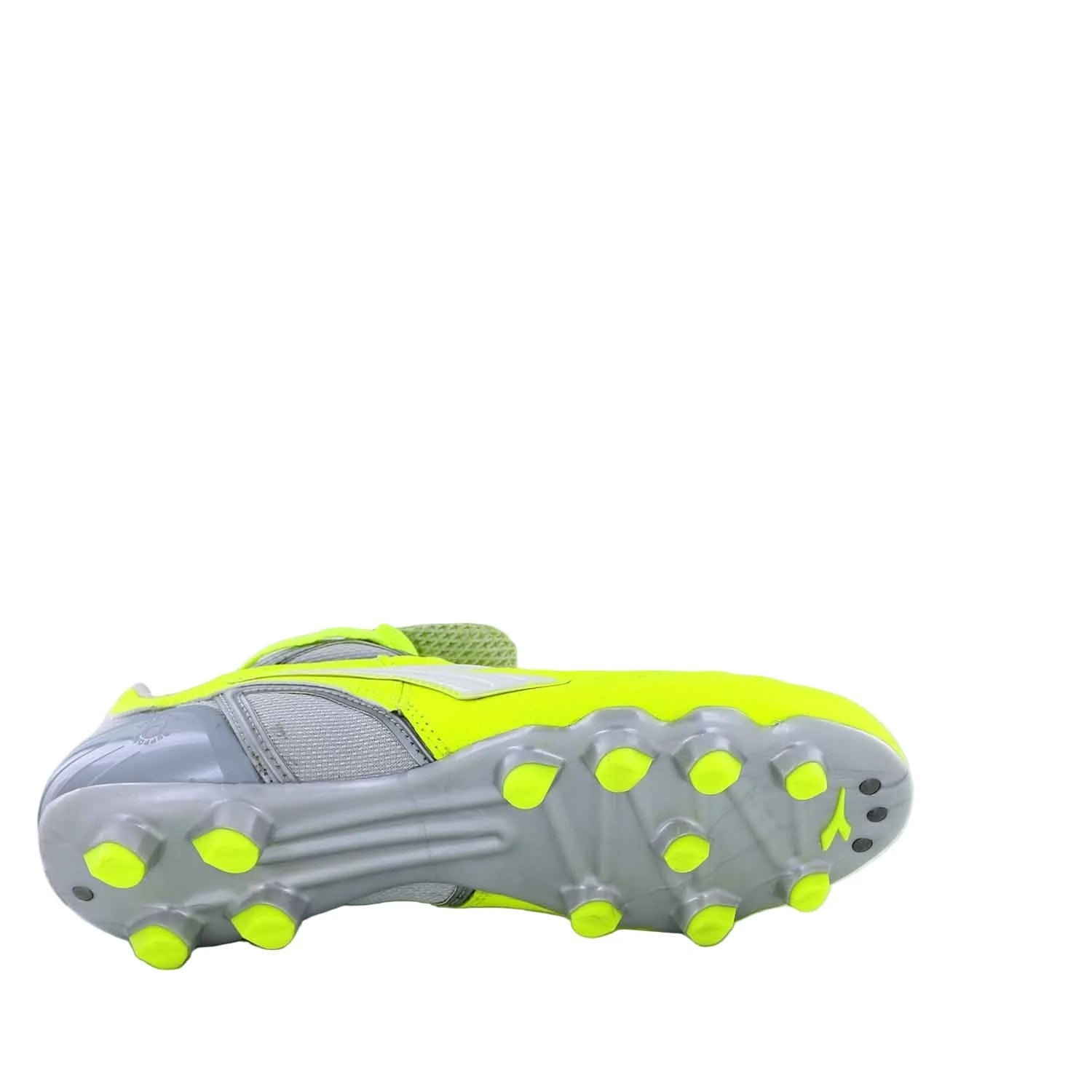 Diadora Maracana PU Womens Firm Ground Soccer Cleats Yellow Fluo Silver