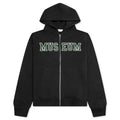 Museum Zip Up Hoodie Black