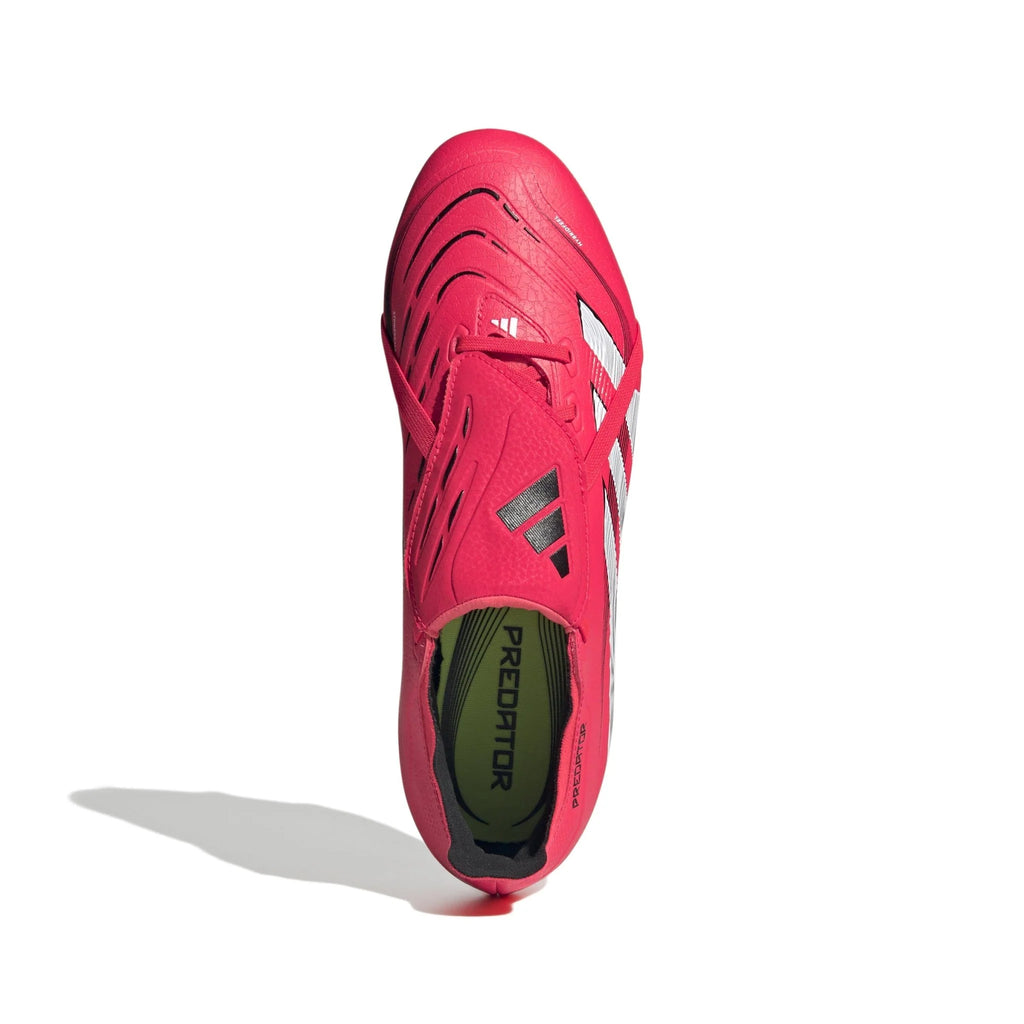 adidas Predator League Fold Over Tongue Firm Multi Ground Boots Red White