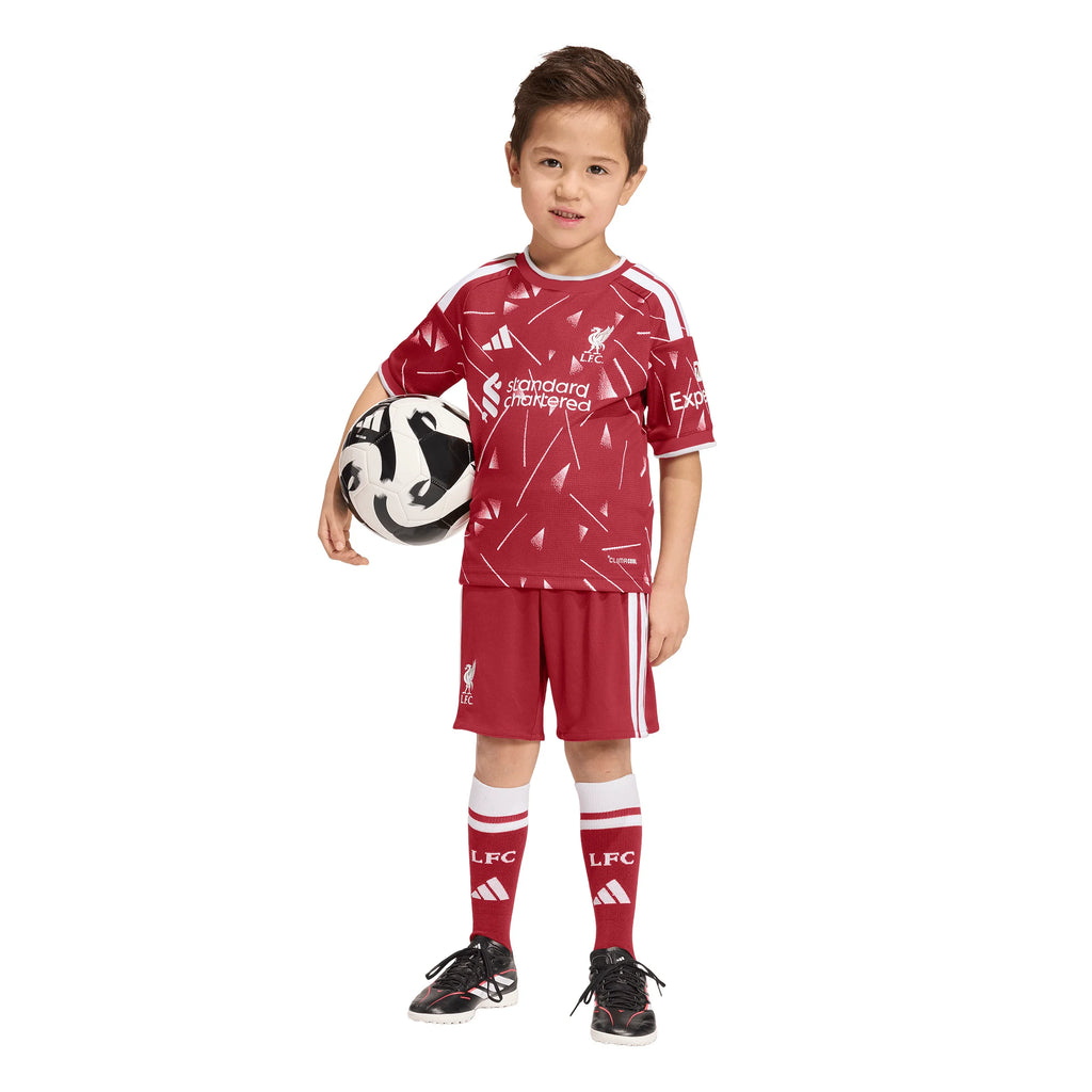 adidas Liverpool FC Home Soccer Mini Kids Set 26 27 Red