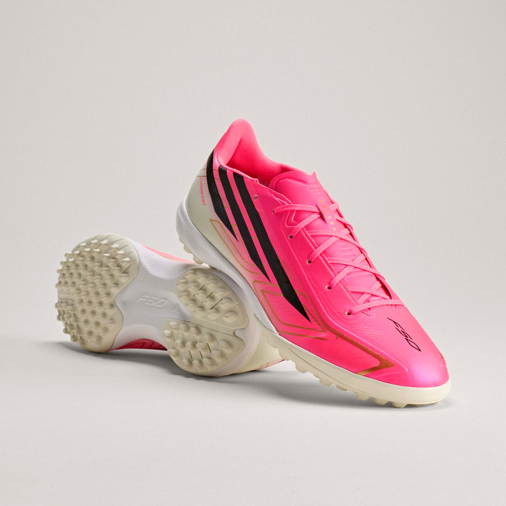 adidas F50 Hyperfast League Turf Mens Soccer Cleats Turquesa Black Gold
