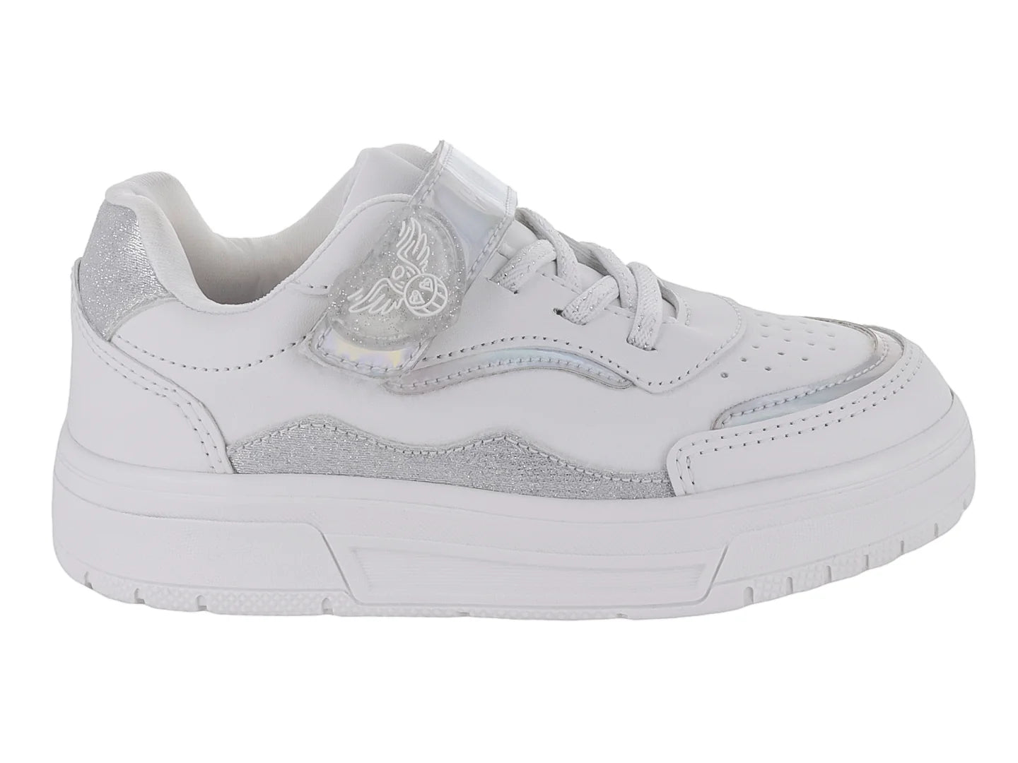 Tenis Clasben Julen Blanco Tornasol para Niña