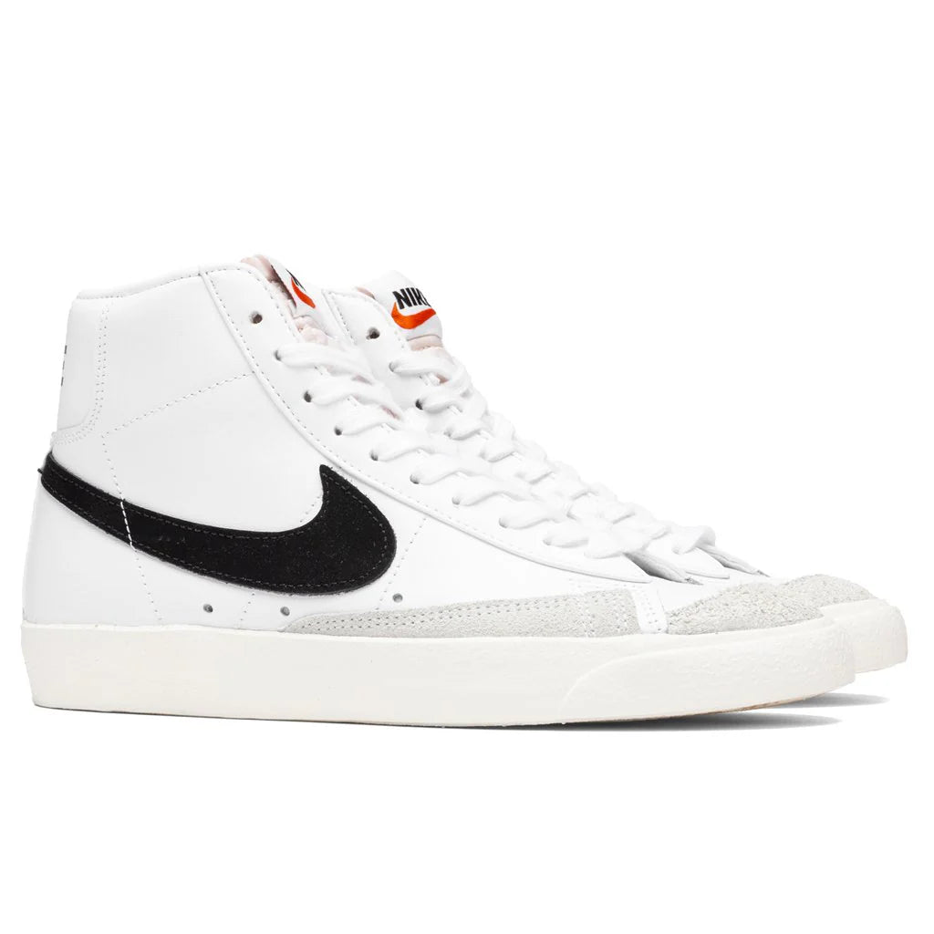 Womens Blazer Mid 77 White Black Sail