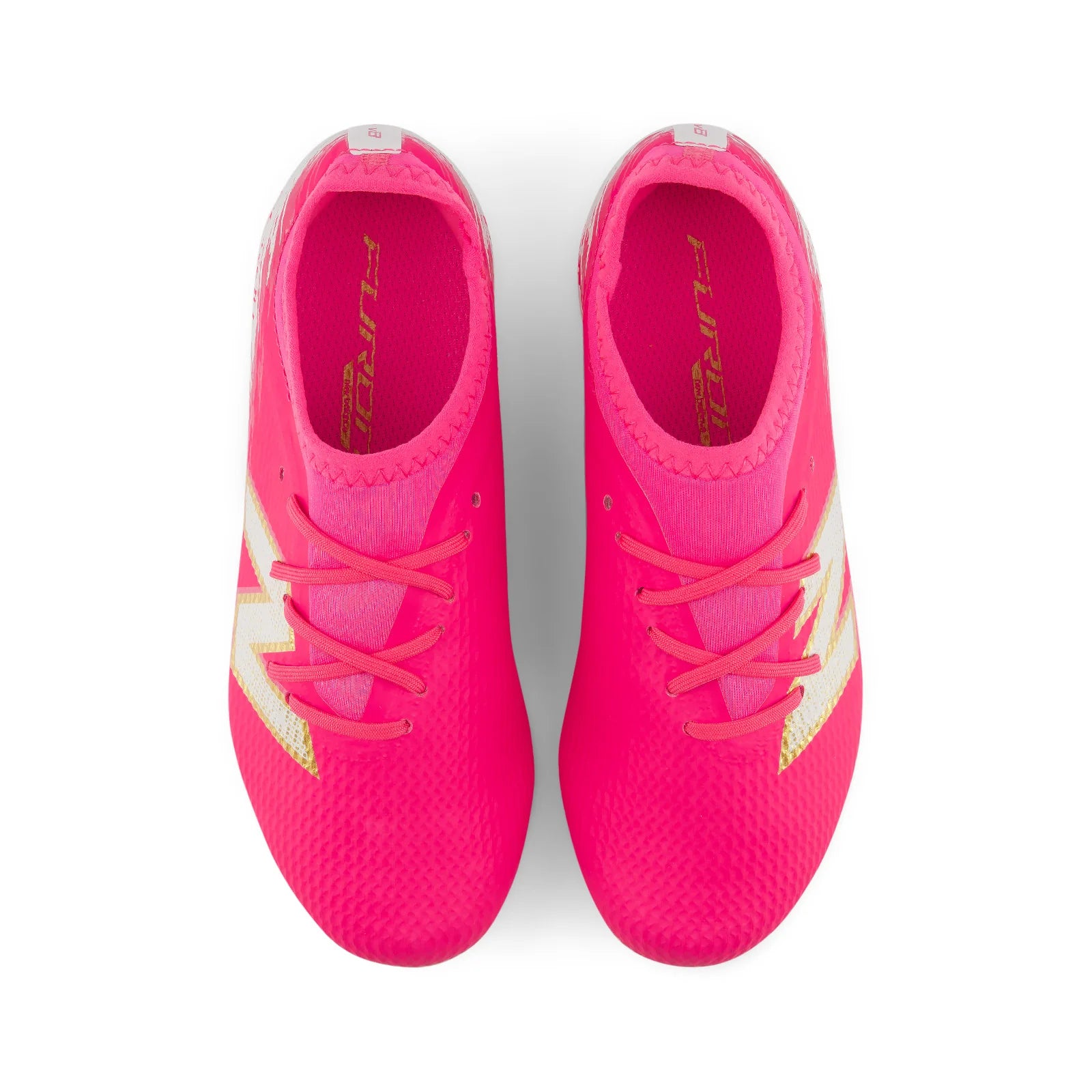 New Balance Furon Team V8 FG Firm Ground Youth Soccer Cleats Pink Heat
