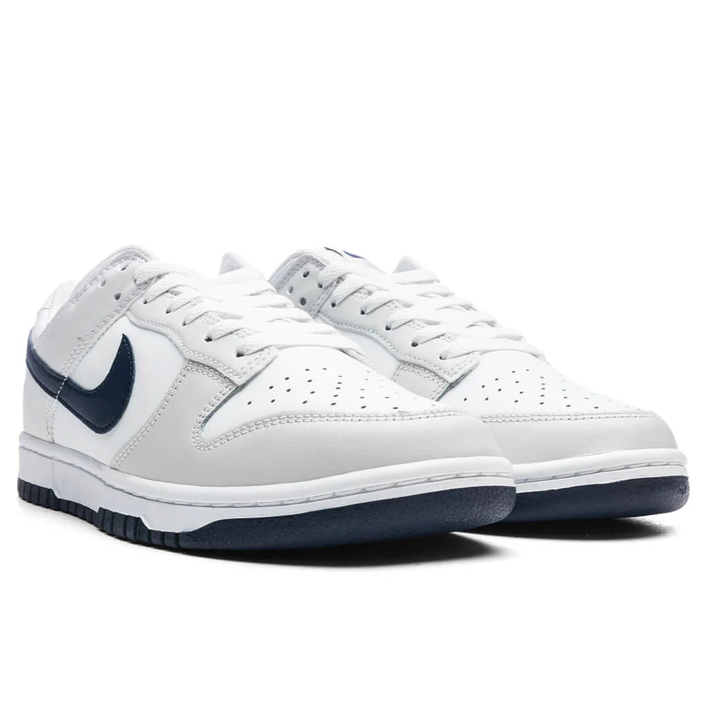 Dunk Low Retro Summit White Midnight Navy Platinum Tint