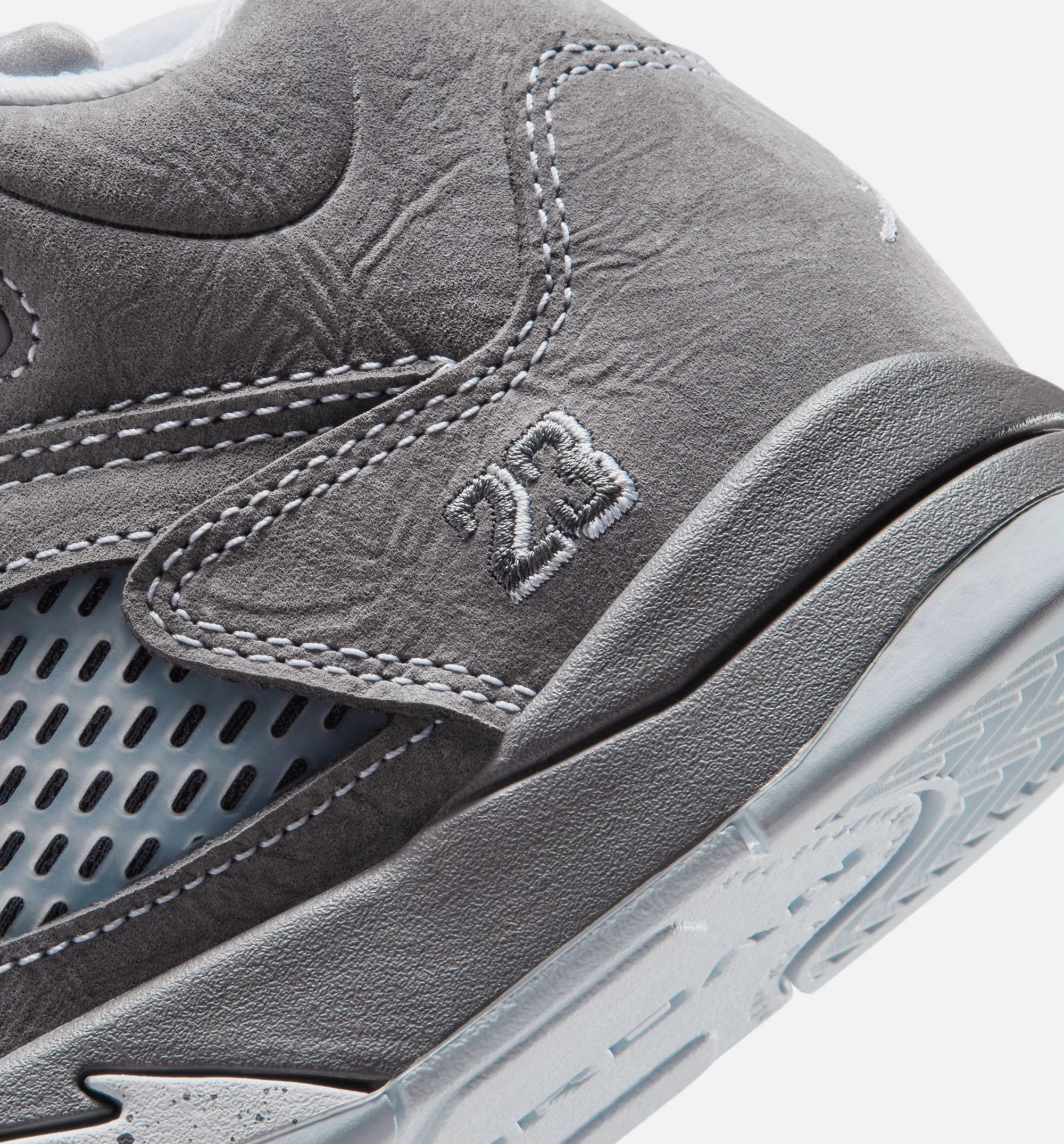 Air Jordan 5 Retro Wolf Grey Preschool Lifestyle Shoe Light Graphite White Wolf Grey