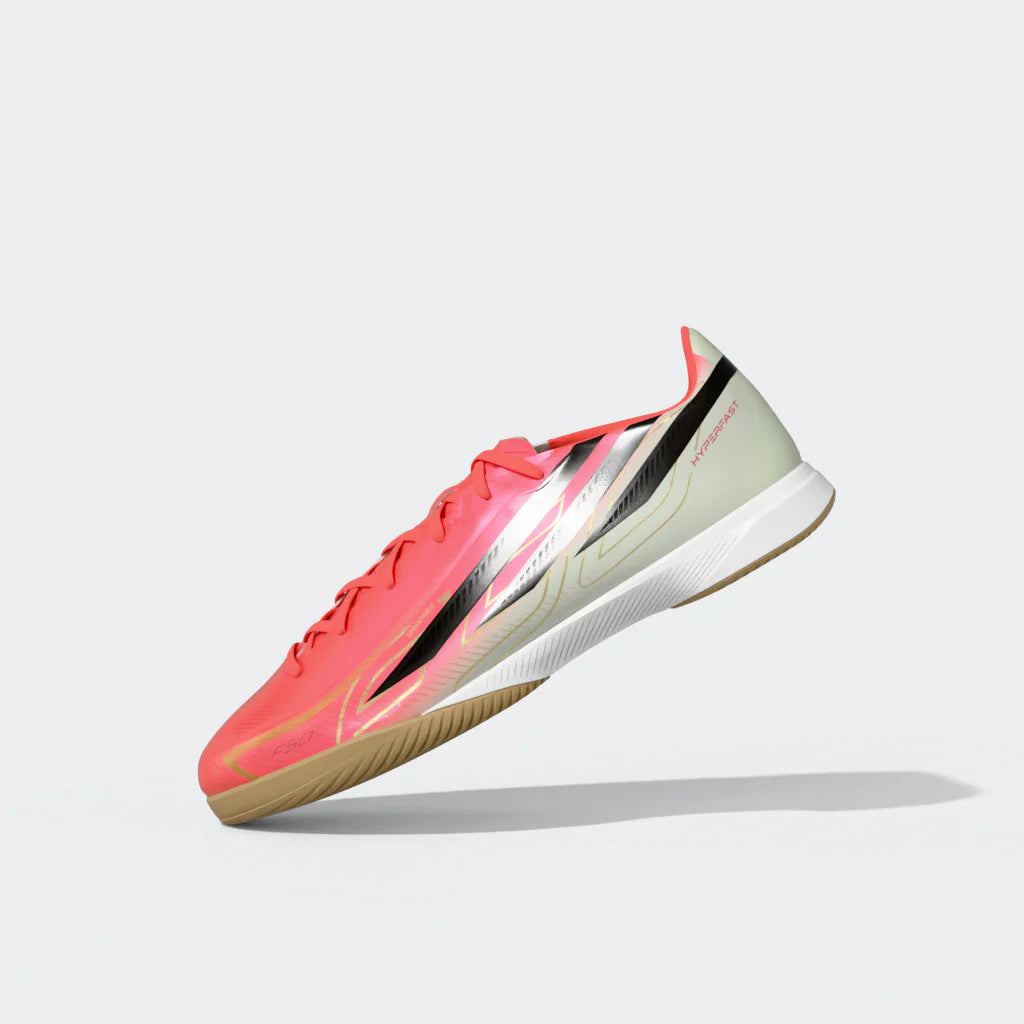 adidas F50 Hyperfast League Indoor Mens Soccer Shoes Turquesa Black Gold