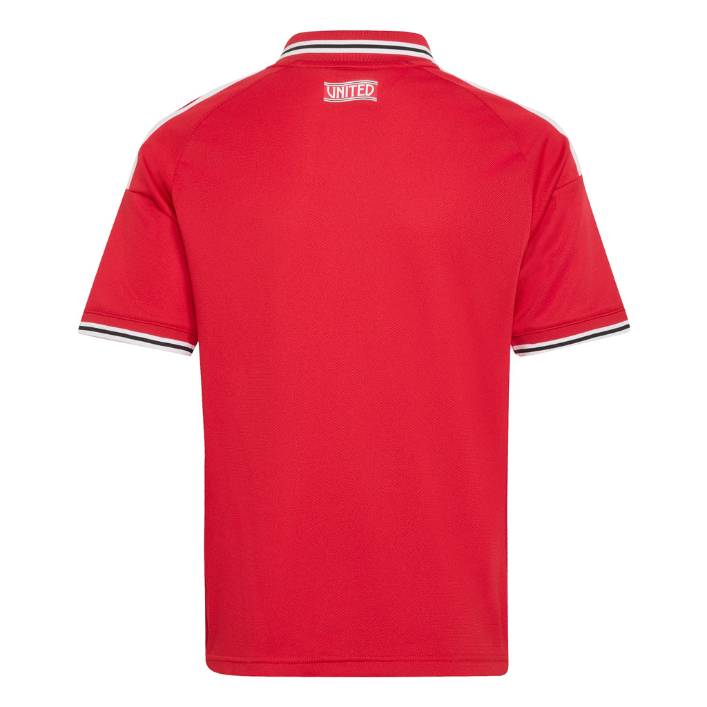 adidas Manchester United Home Youth Soccer Jersey 26 27 Red